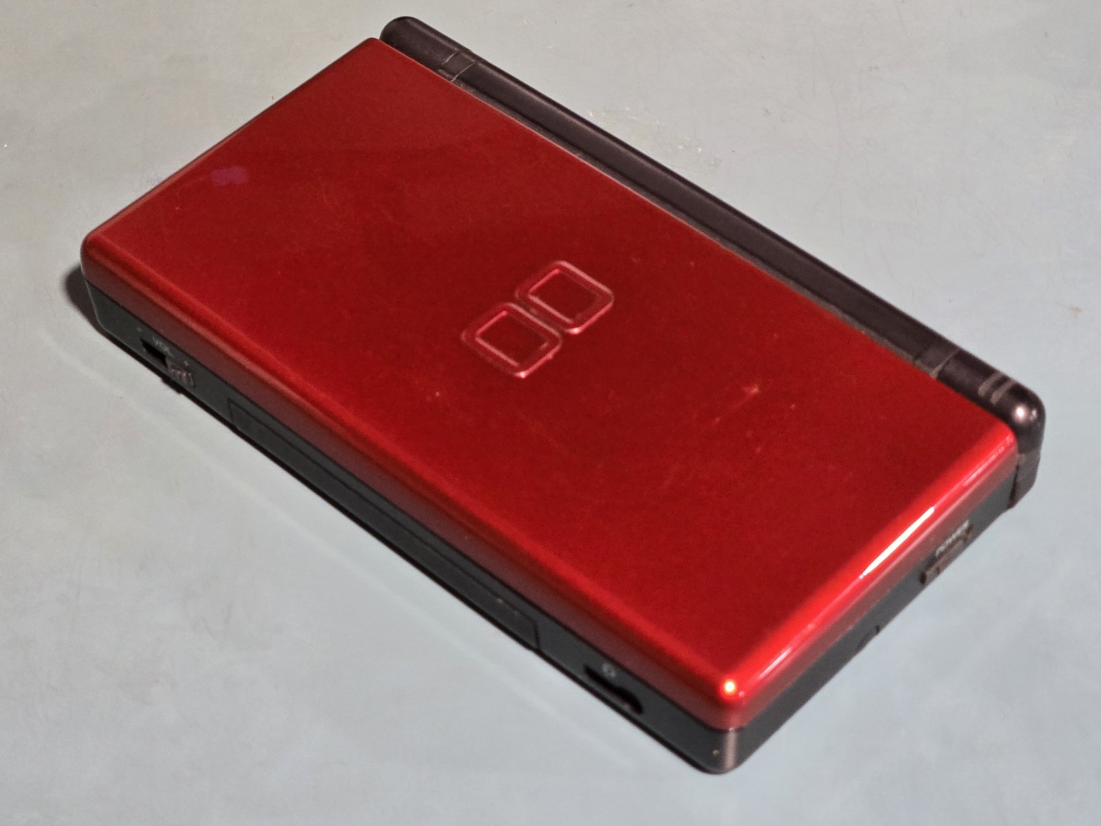 Nintendo DS Lite Crimson Red/Black Tested Working Great Condition!