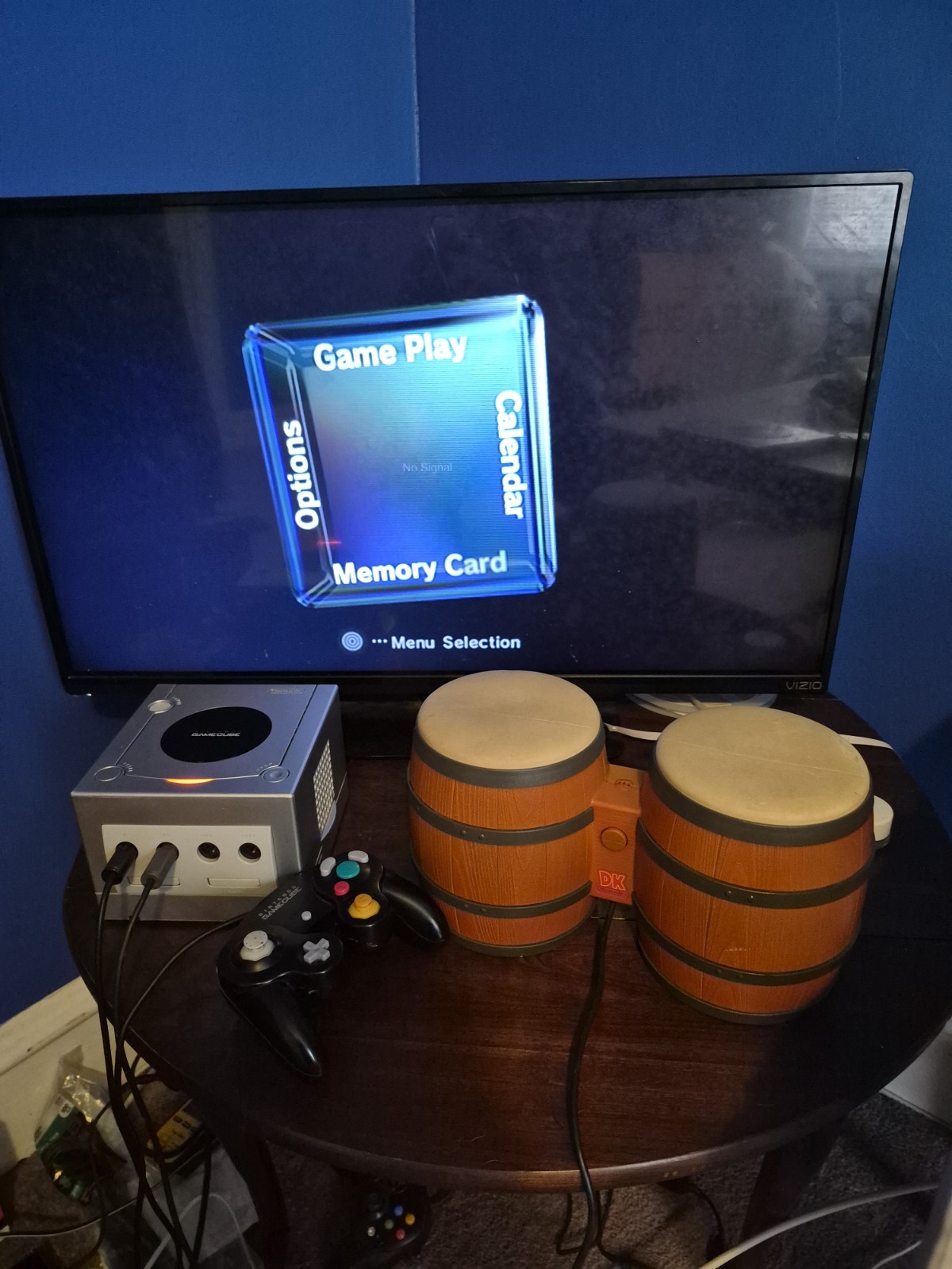 Nintendo GameCube DOL-101(USA) Silver Bundle w/ Controller, Power & AV Cables