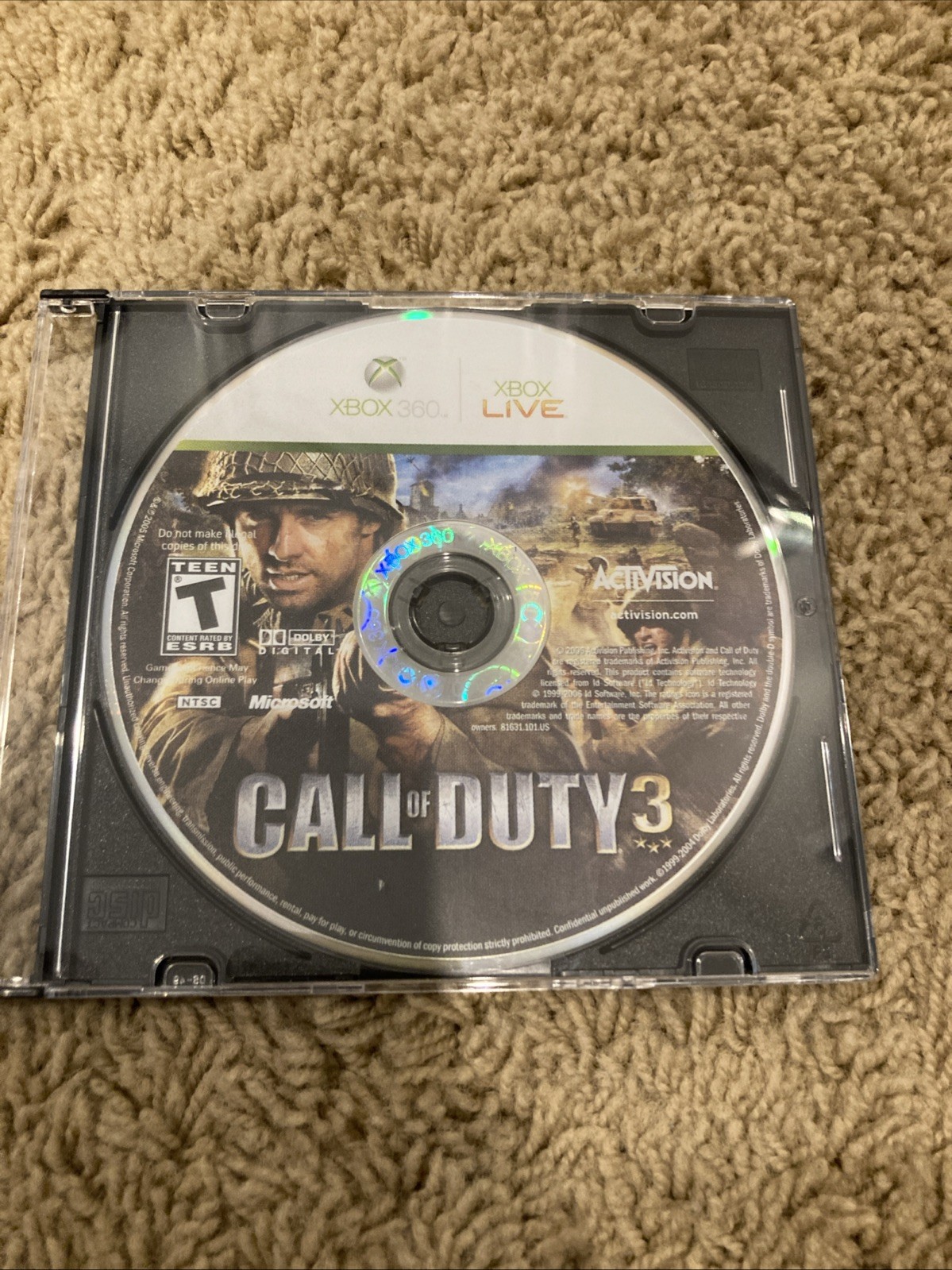 Xbox 360 E “Call Of Duty Ghosts” Edition Blue Console W/ Controller & 5 Games