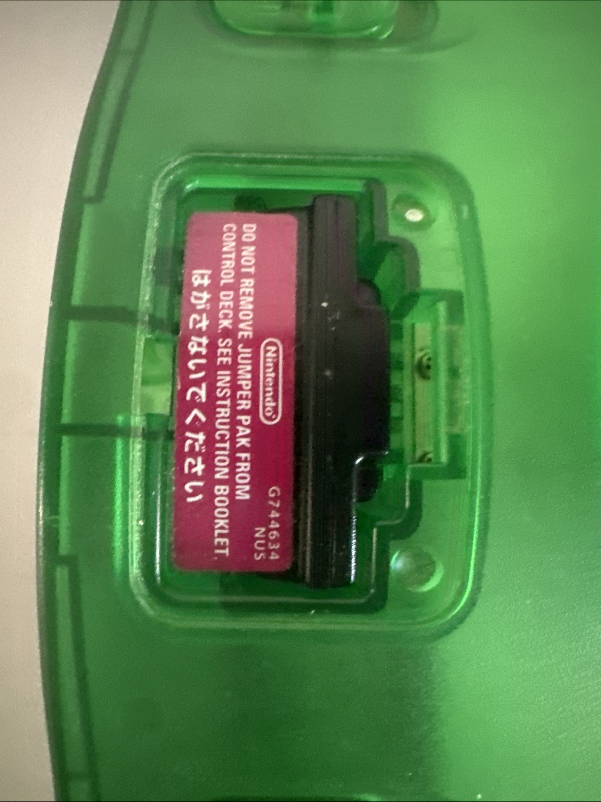 Vintage N64 Funtastic Jungle Translucent GREEN Nintendo-64 Gaming Console System
