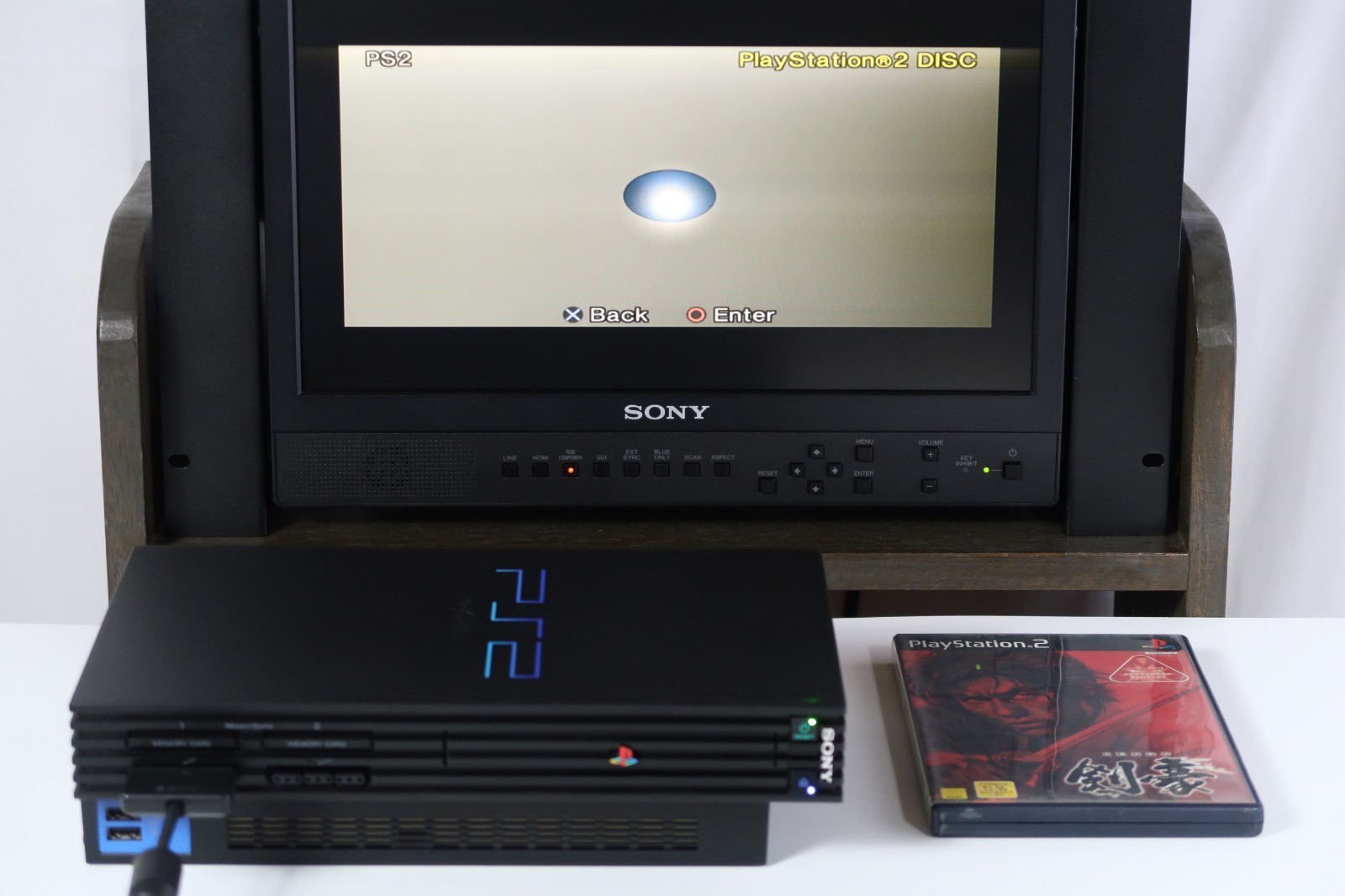 SONY PlayStation2 PS2 SCPH-50000 NB Midnight Black Console Tested F/S Fedex
