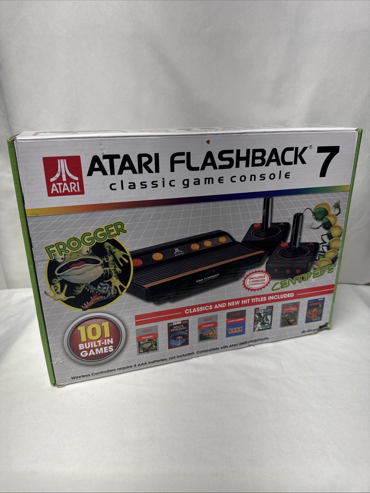 Atari Flashback 7 Classic Game Console 101 Built In Games 2 Wireless Controllers