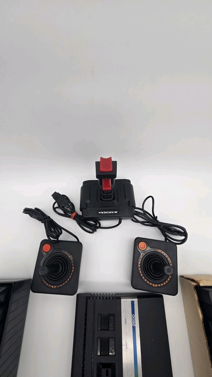 Vtg Atari 2600 Junior Jr Console System Bundle 30 Games Tested 3 Controllers