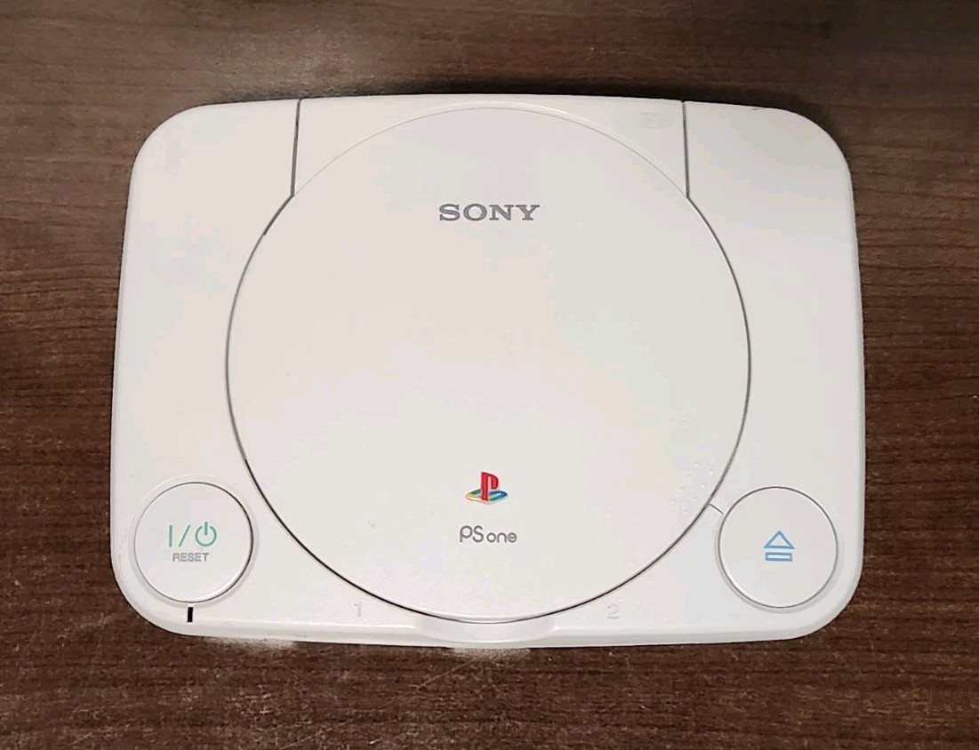 Sony PS One Slim Console,1 Controller, Cords, No Games Tested