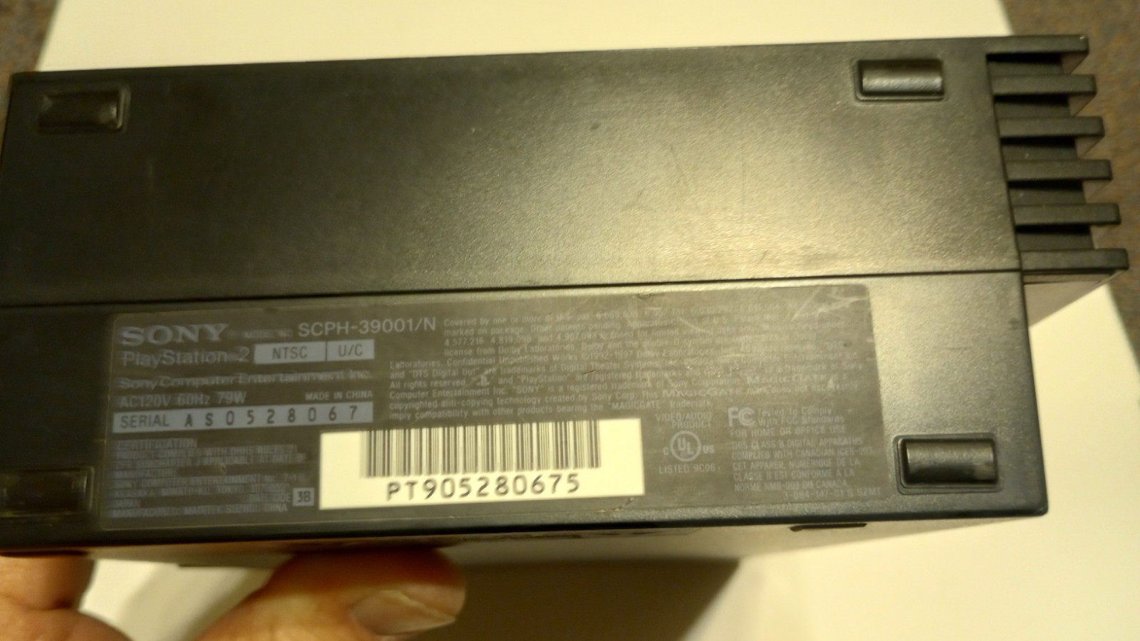 Sony PlayStation 2 PS2 Console Bundle SCPH-39001/N Controller Network Adapter