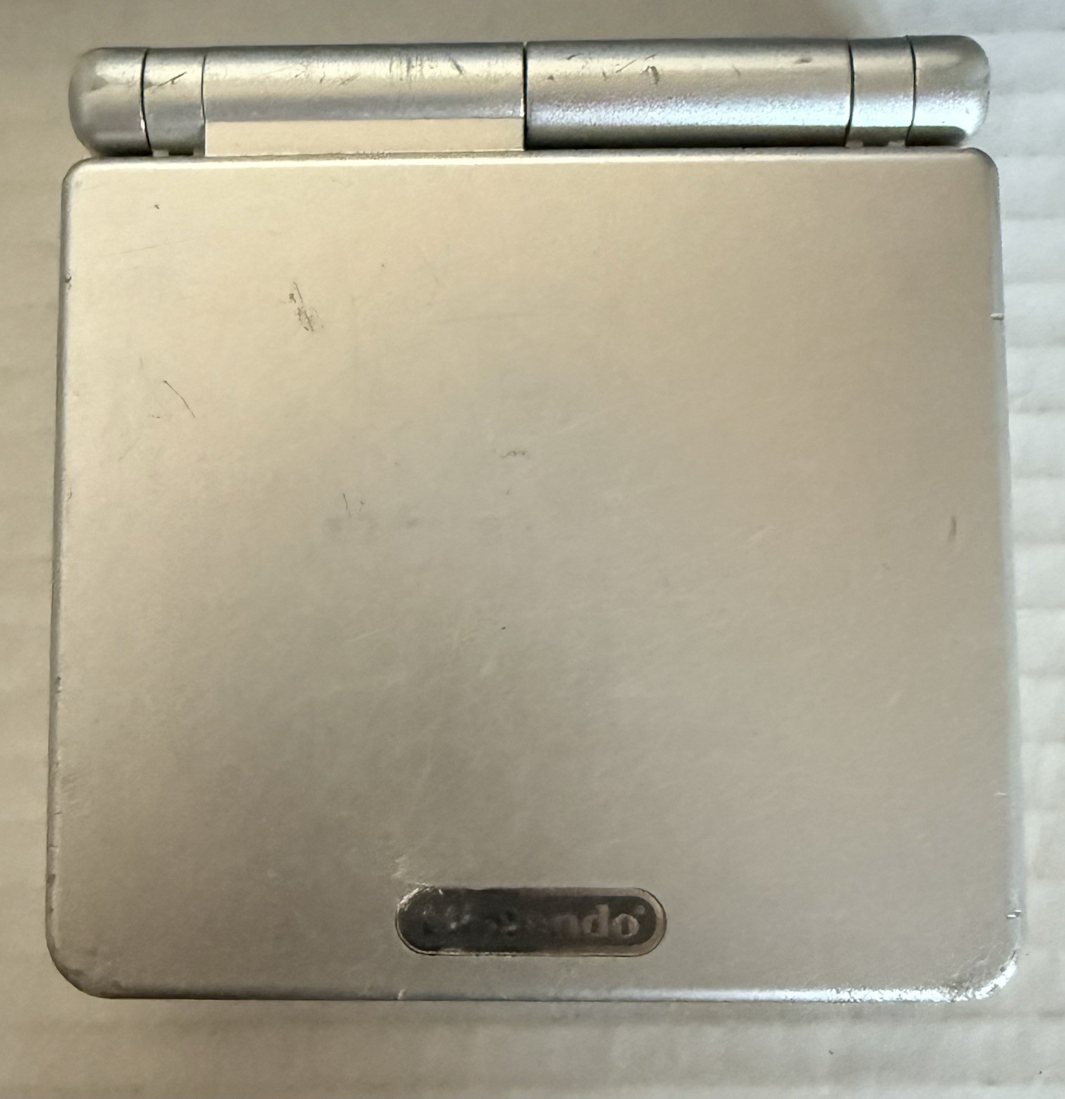 Nintendo Game Boy Advance SP Handheld System – Silver – Tested