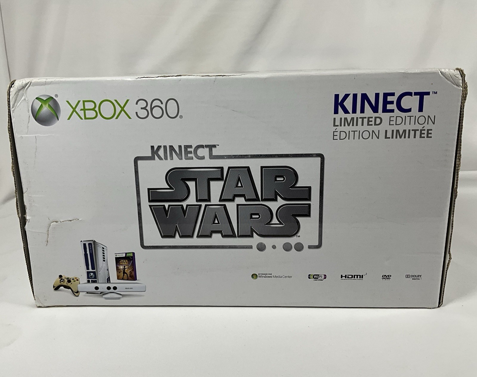 Xbox 360 Kinect Star Wars Limited Edition-CIB