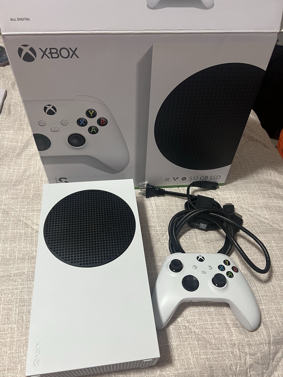 Microsoft Xbox Series S 512GB Console W/ Controller – White – Excellent!