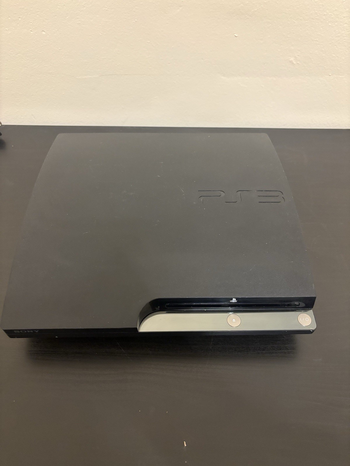 Sony PlayStation 3 Slim 120GB Black no controller with power cord works