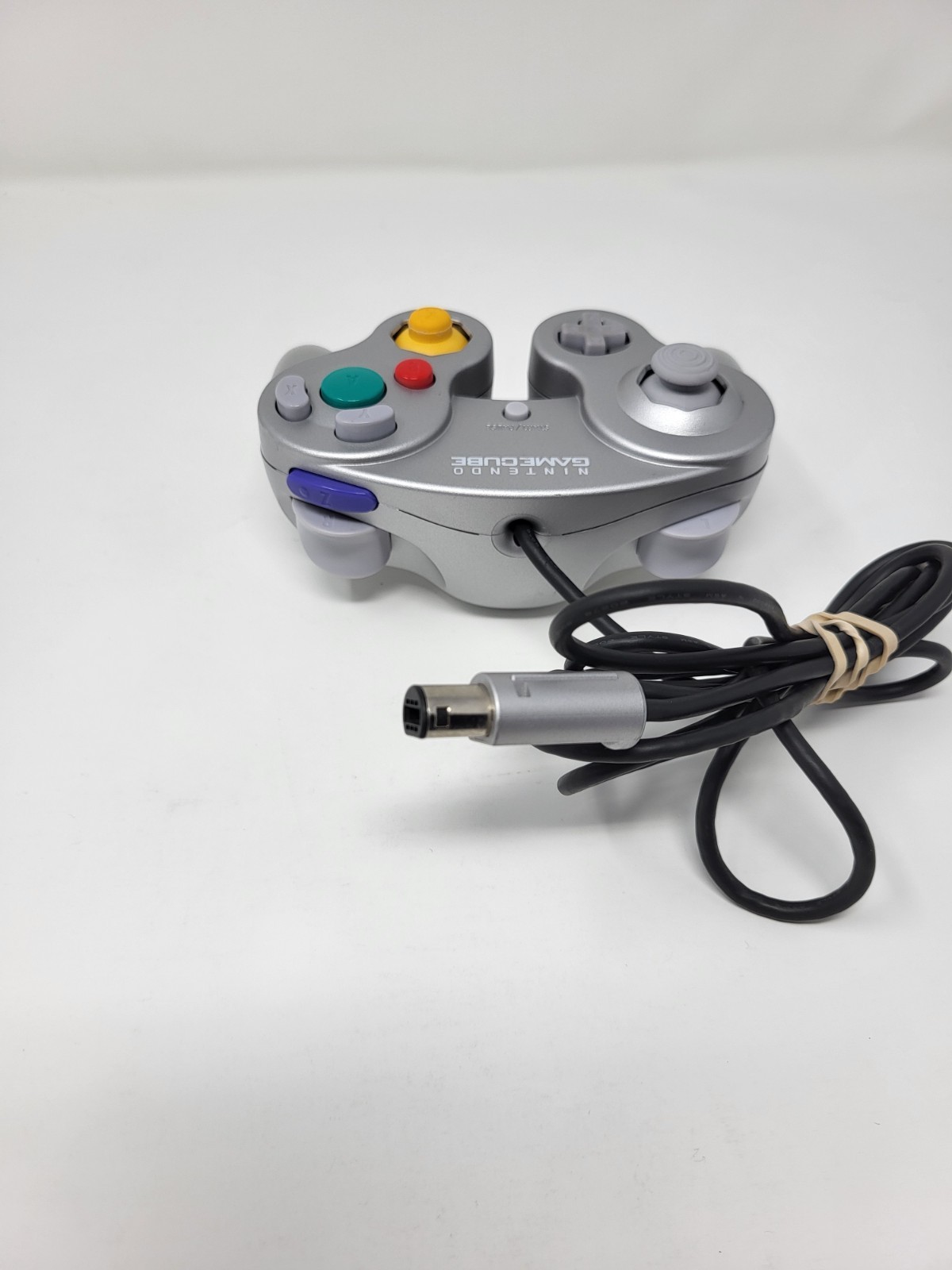 Nintendo GameCube DOL-101 Gaming System SILVER Console 1 Controller Bundle