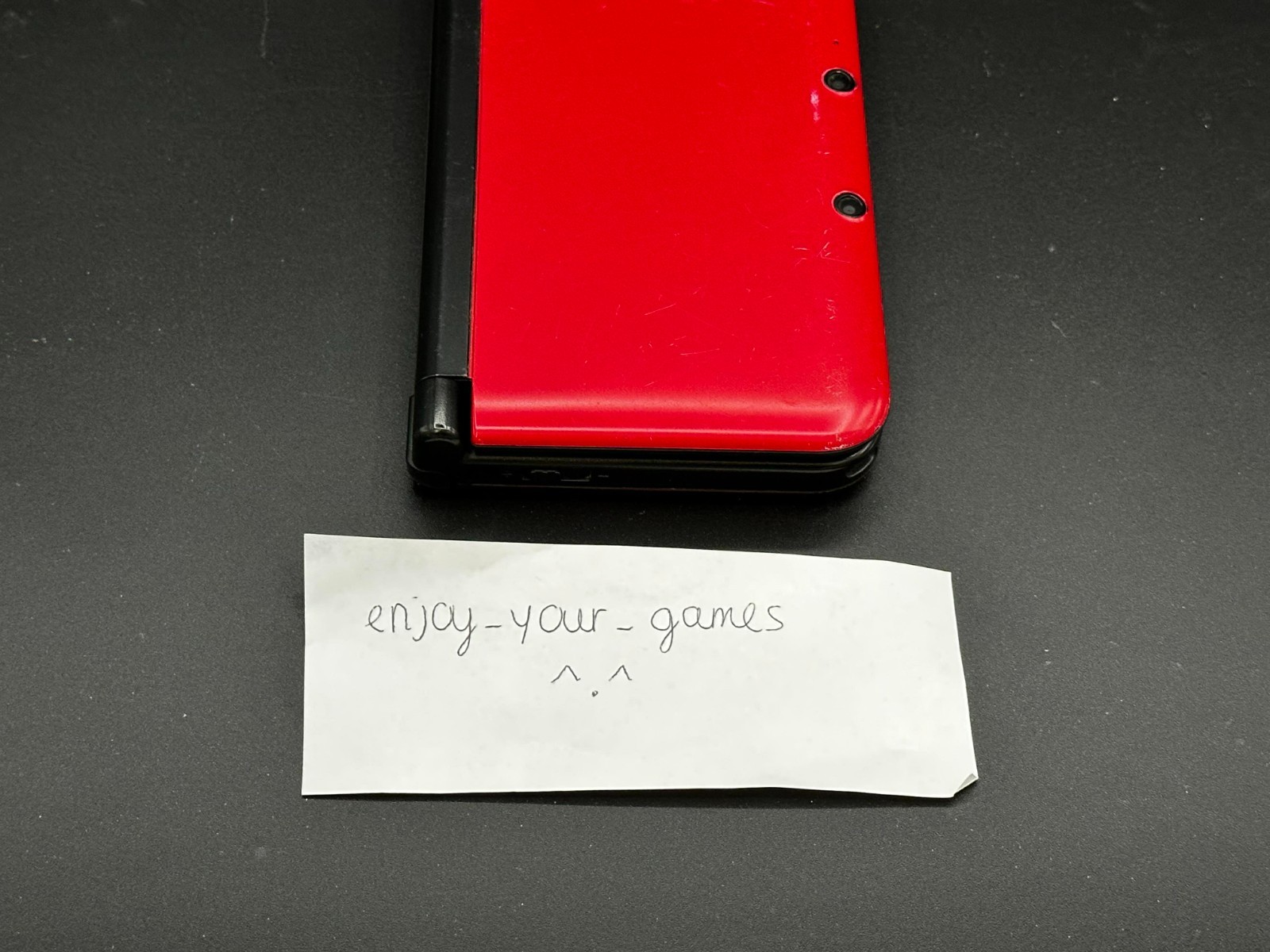 Nintendo 3DS XL LL Red/Black | English | Charger | US Seller – SHIP IN 1-DAY