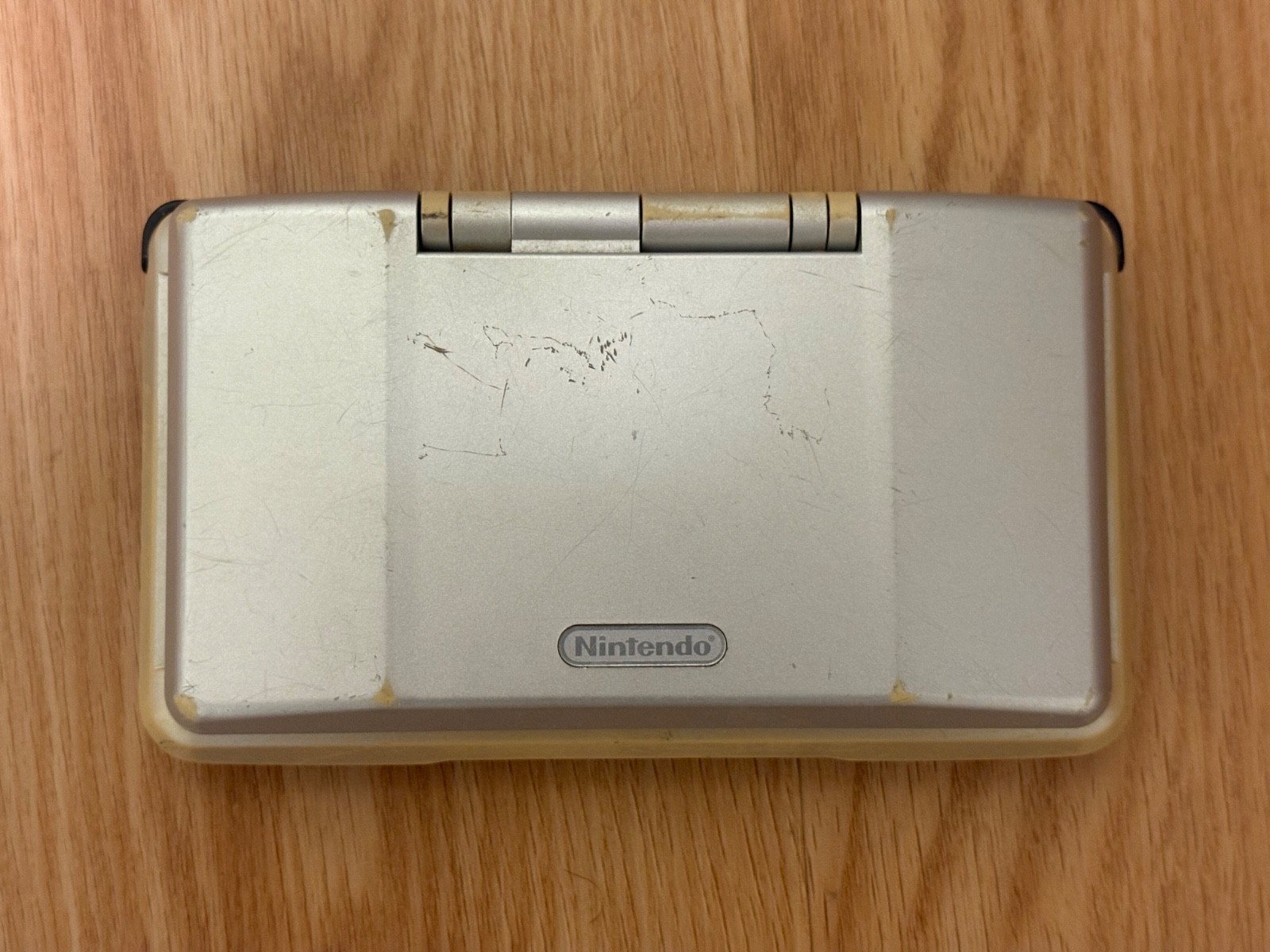 Nintendo DS Silver Handheld System – Good Condition! – TESTED AND WORKING