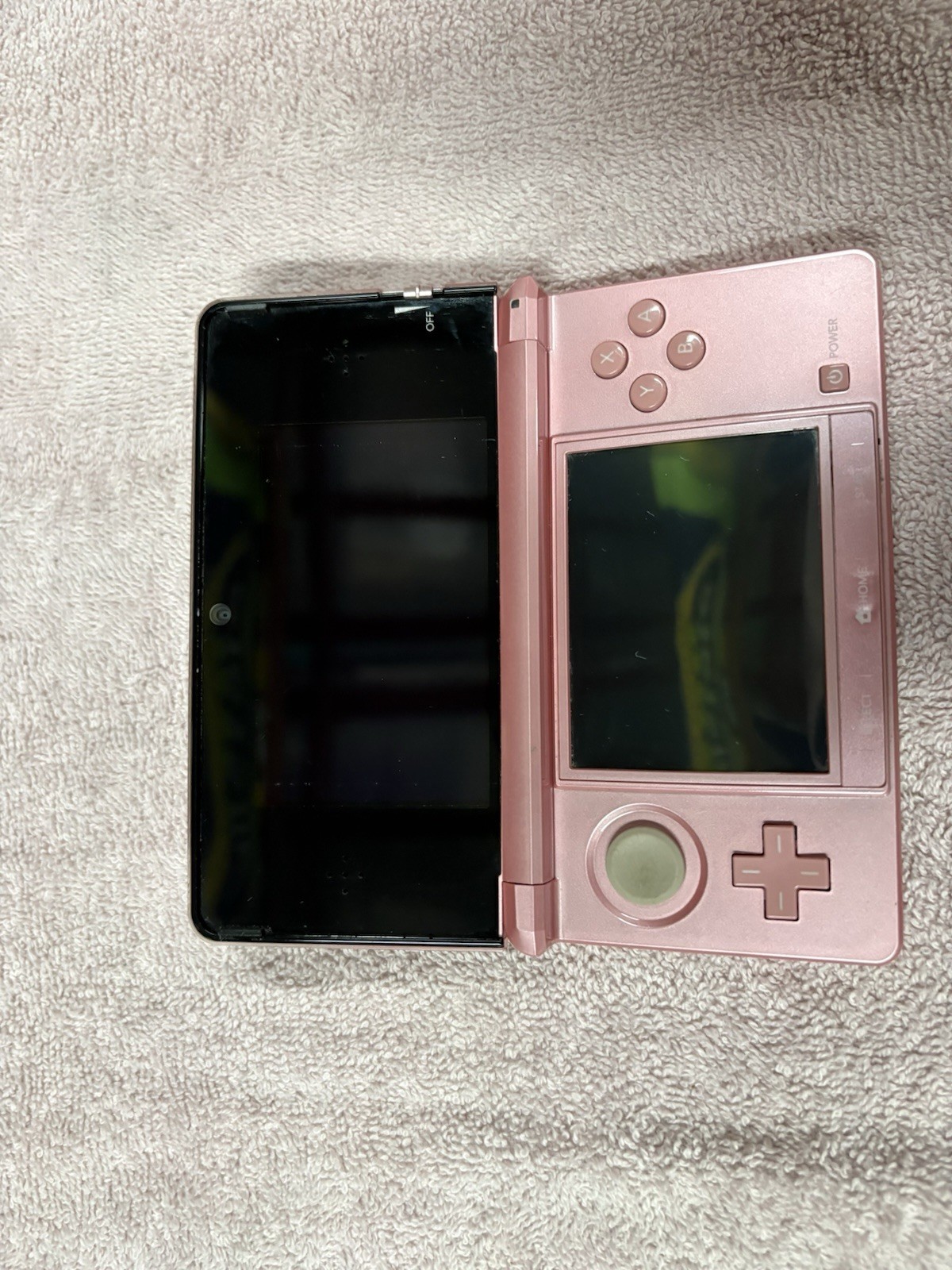 Nintendo 3DS Pink Handheld Console with Charger, 3D Audio Technology
