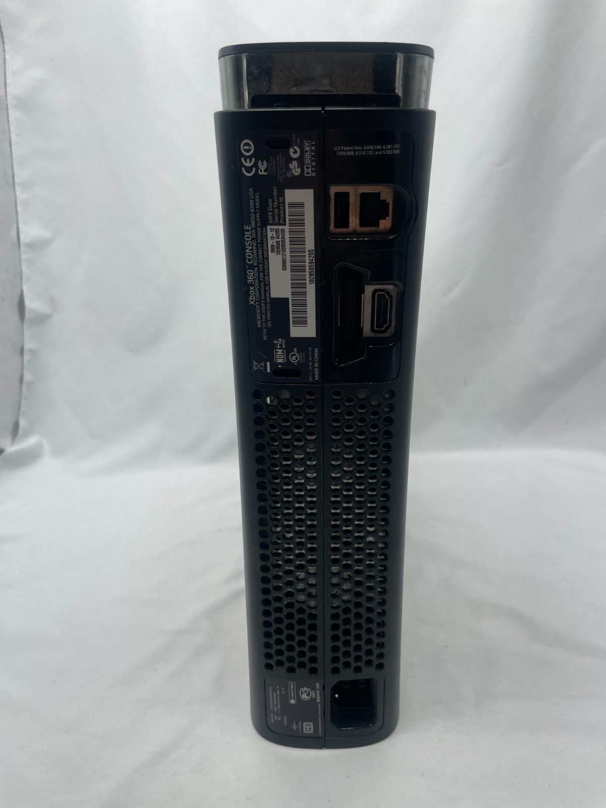 Microsoft Xbox 360 Fat 120GB Hard Drive Console Only No Cables
