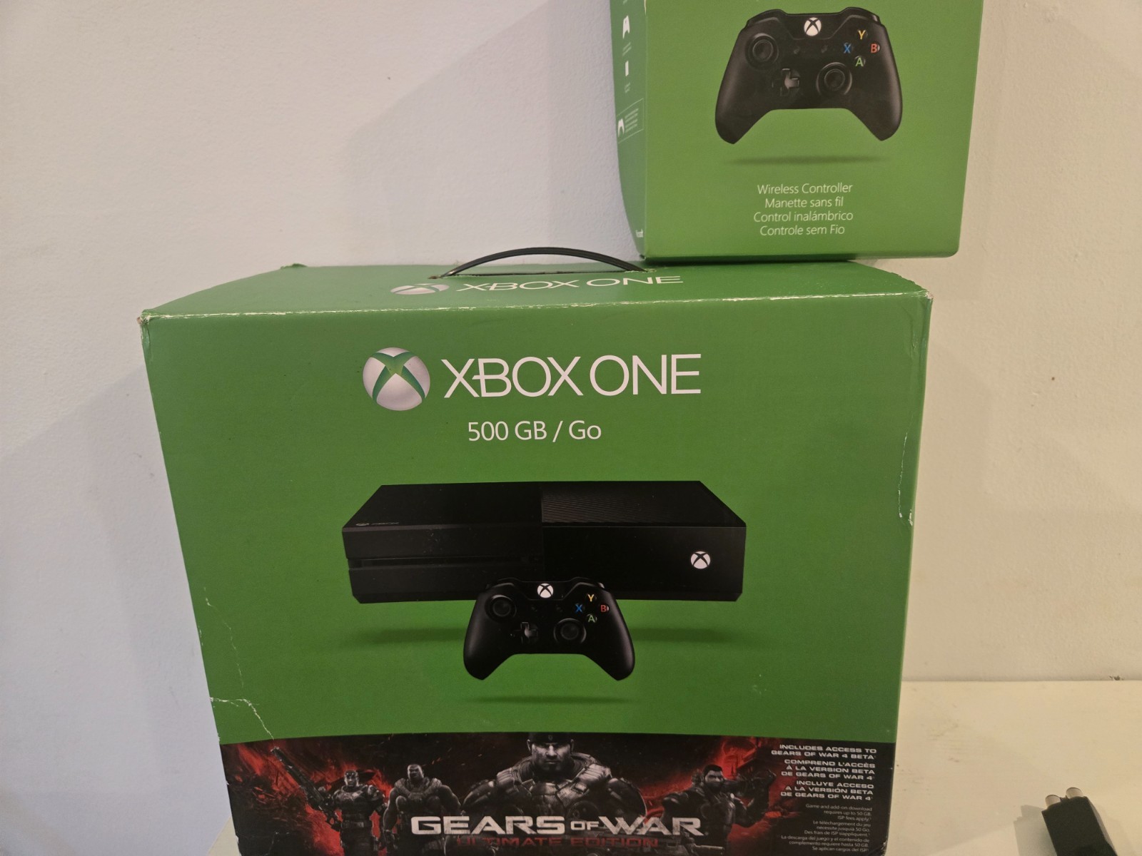 Microsoft Xbox One Gears Of War Edition 500GB Original Box Controller w/12 Games