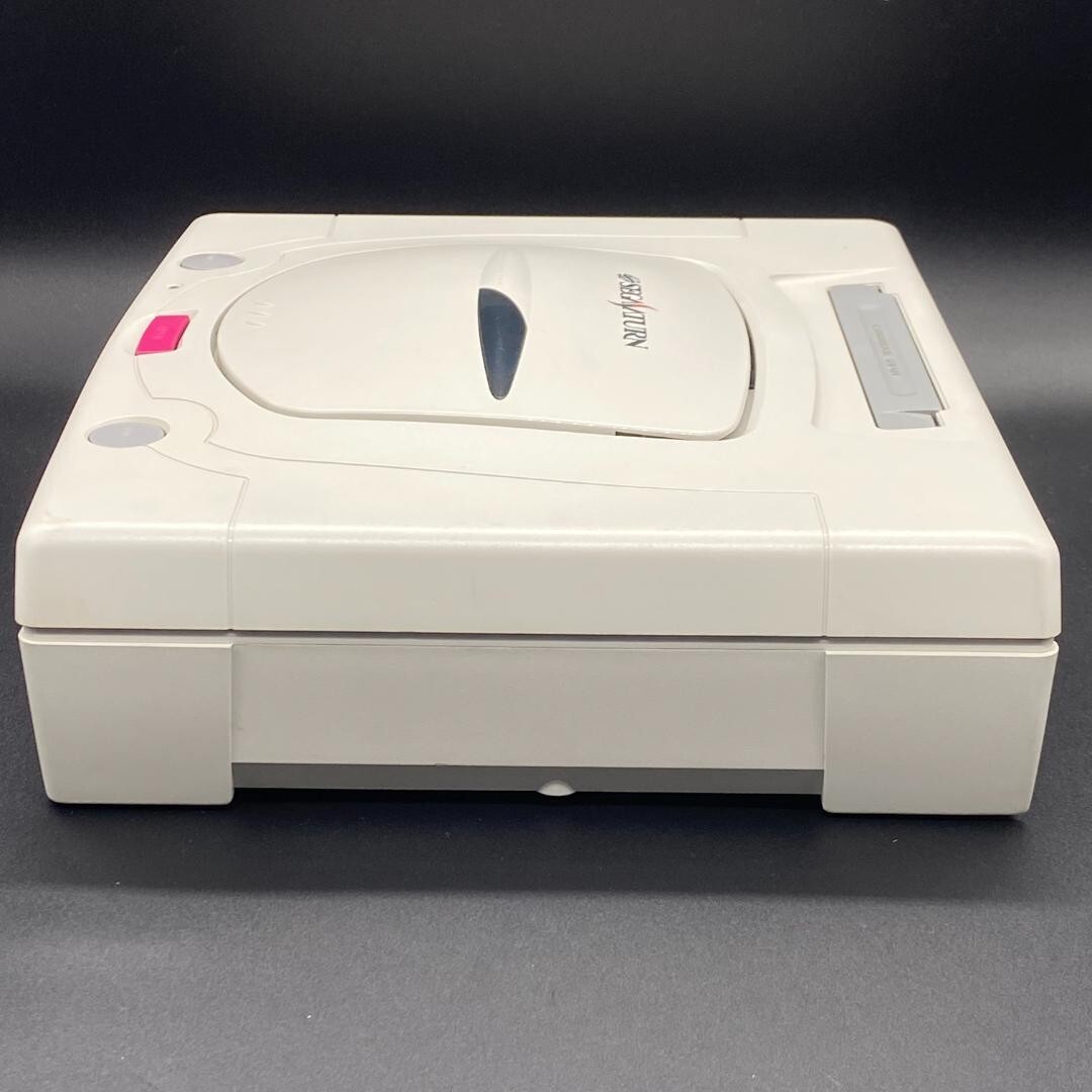 Sega Saturn White Console HST-3220 Tested Works Japanese NTSC-J Retro Game Syste