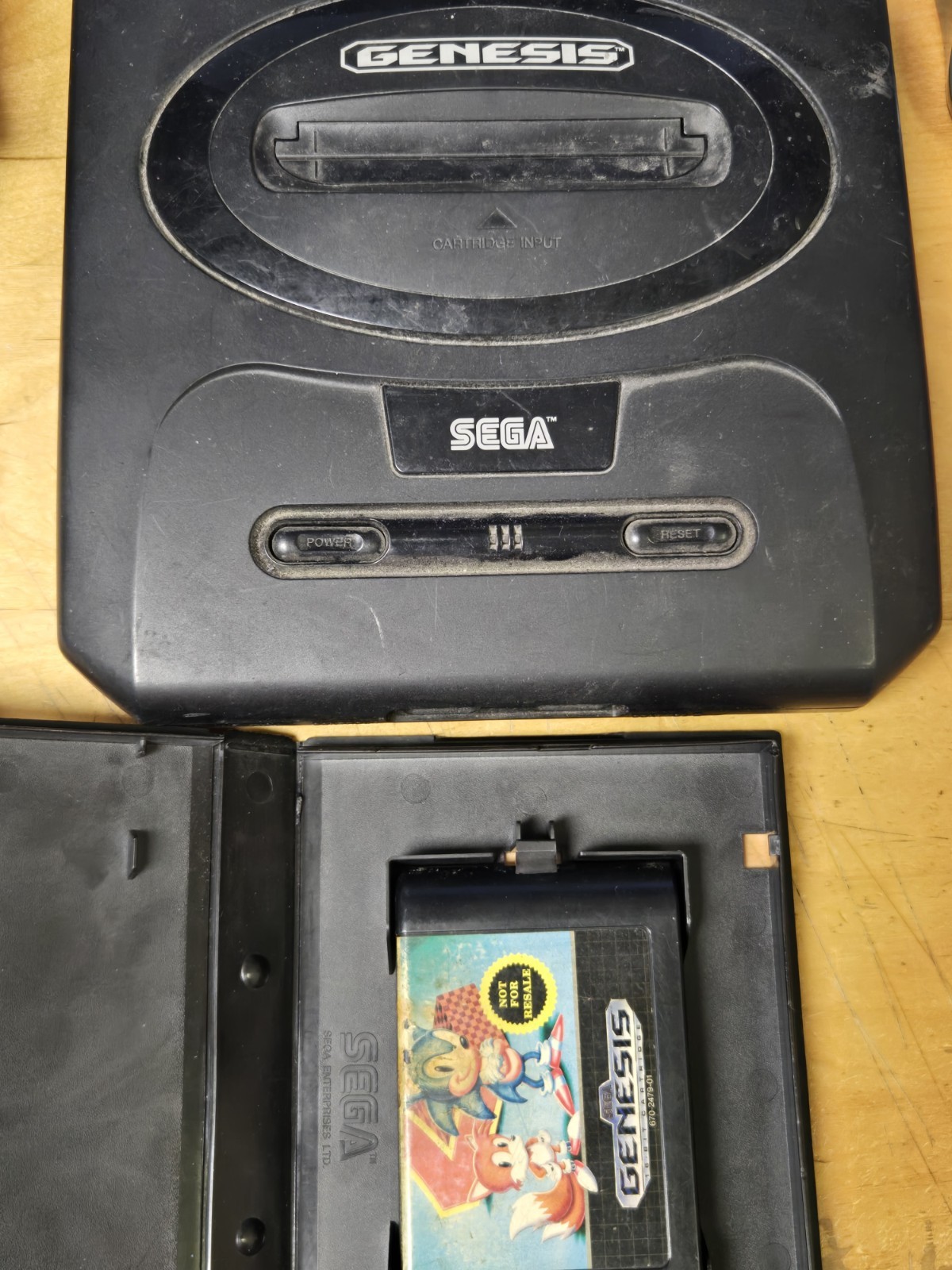 Sega Genesis Model 2 Console MK-1631 (System Only) Tested, Working With Sonic