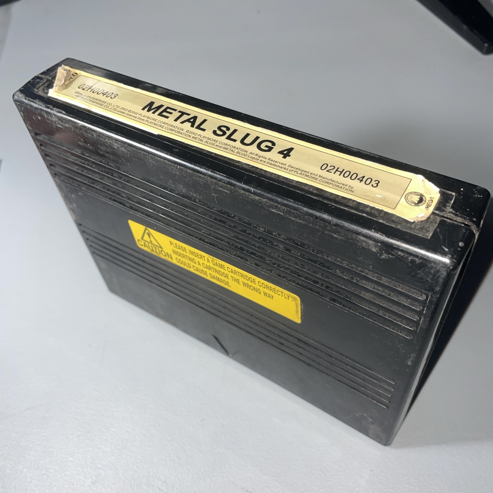 SNK NeoGeo MVS Metal Slug 4 Cartridge Tested Working Cart