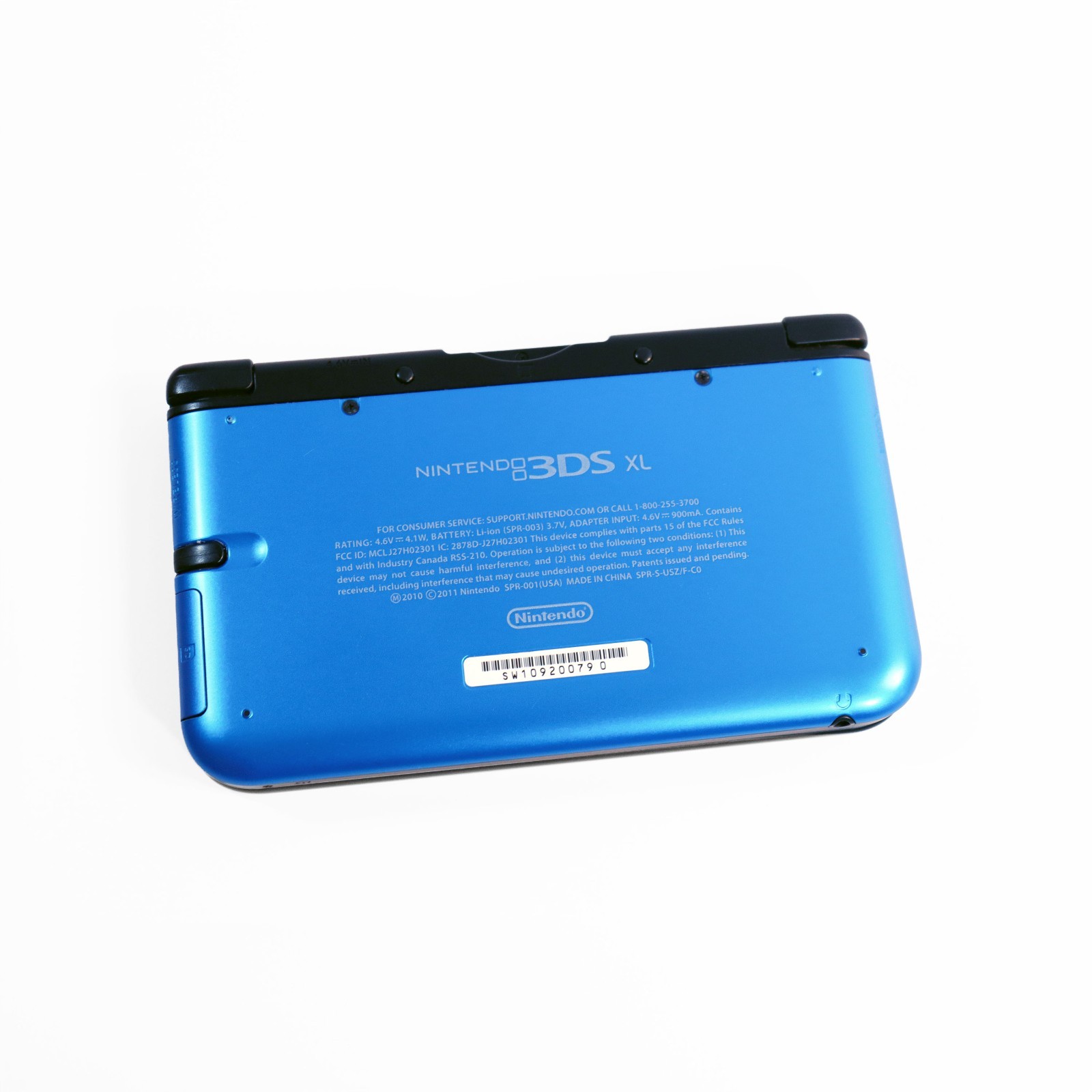 Nintendo 3DS XL Blue Black Handheld Console OEM Charger Stylus Tested