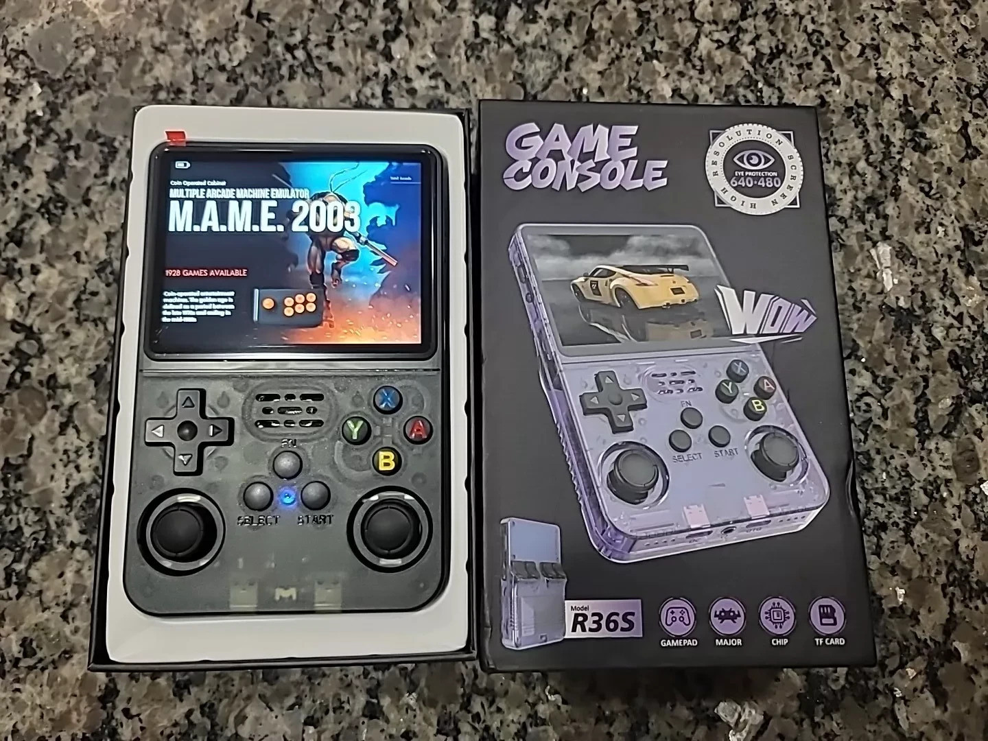 R36S 64GB Retro Handheld Game Console 3.5″ Display 5000 Games