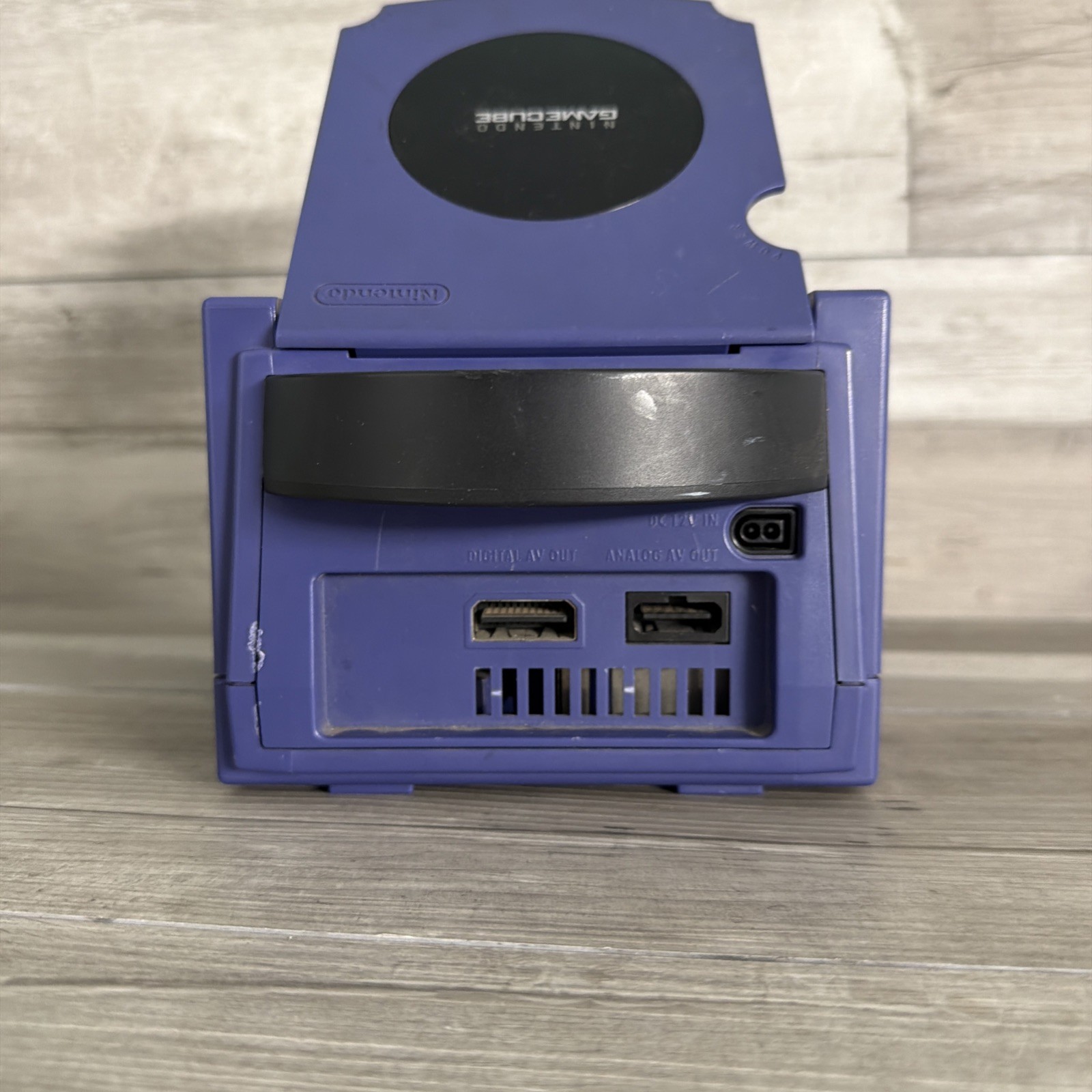 Nintendo GameCube Black Console Only DOL-001 Digital AV Parts or Repair Only