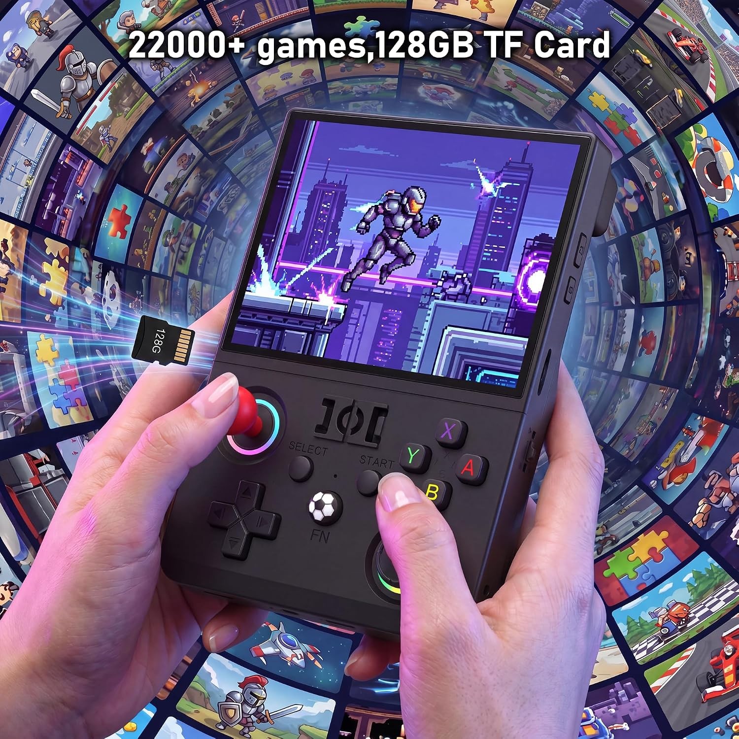 R36MAX II Retro Handheld Console 22000 Games 4.5in IPS