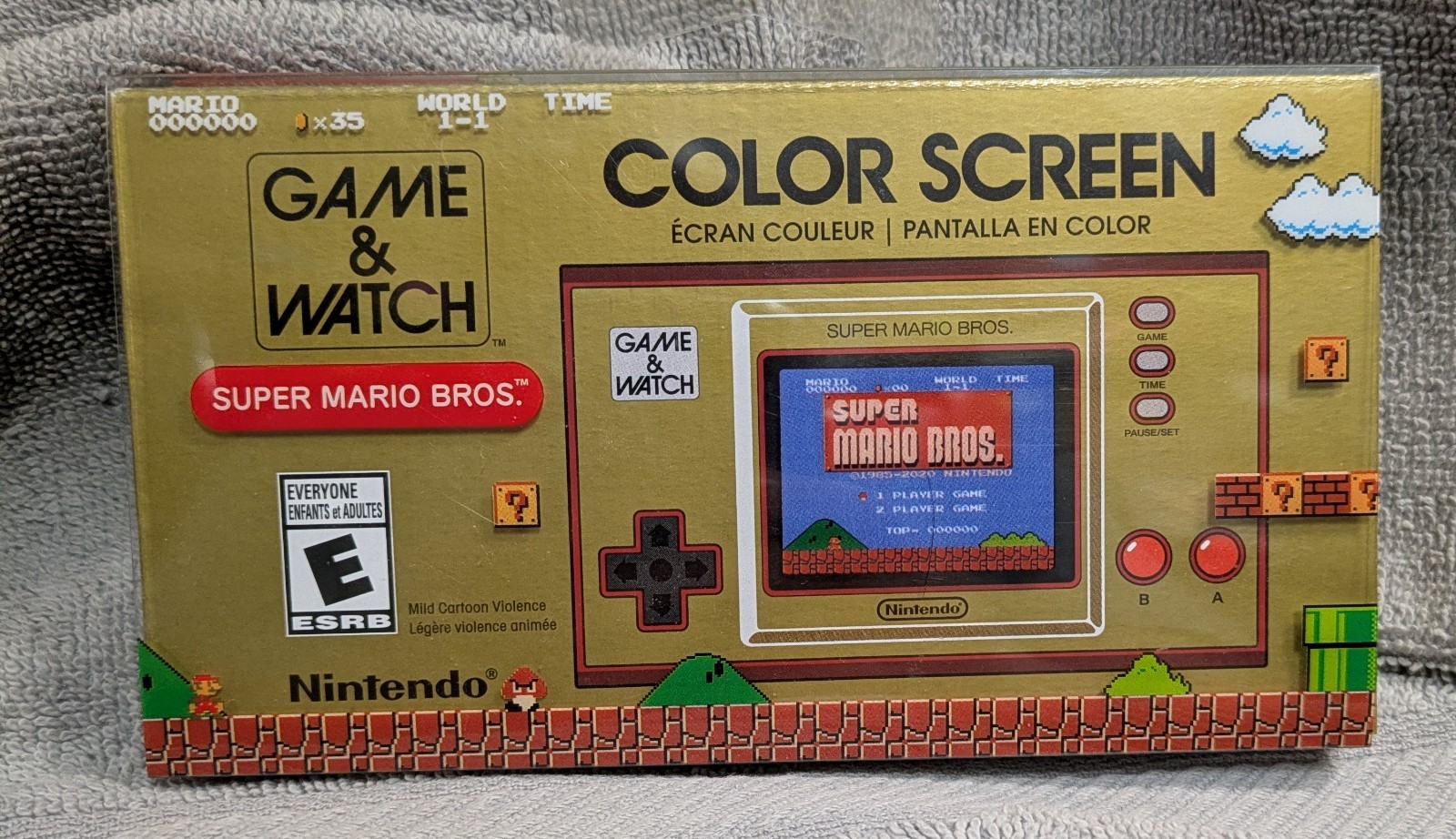 Nintendo Game and Watch: Super Mario Bros. Handheld Game System – New