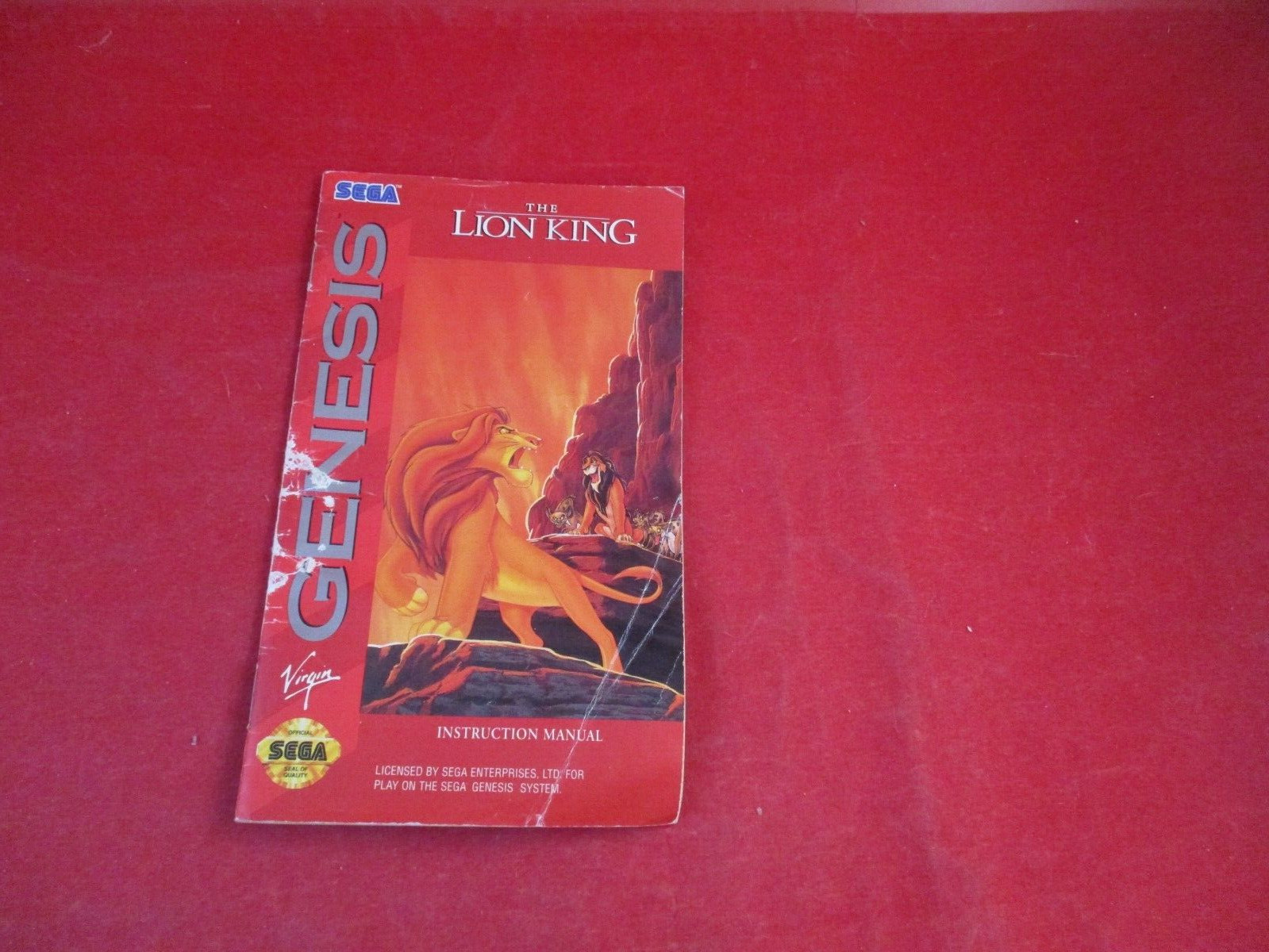 Sega Genesis Model 2 Console w/ Lion King Box, Controller, Cords, System Manual