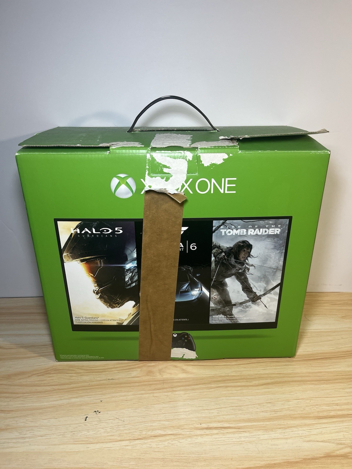 Microsoft Xbox One Console 1TB Black W/ Box No Controller & 4 Games Tested Works
