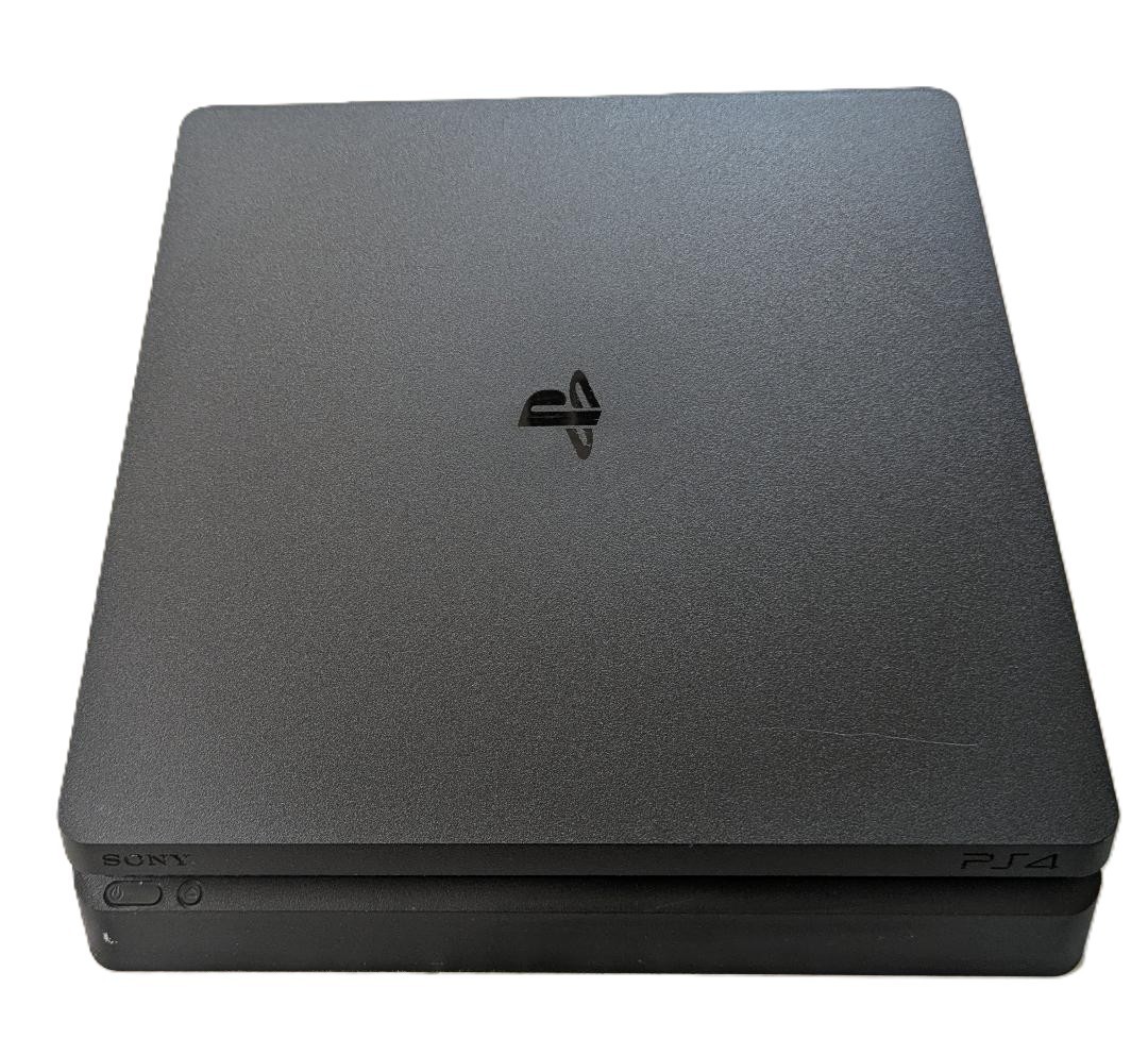 PS4 500GB Console, used in box, includes controller and cords, game NOT included