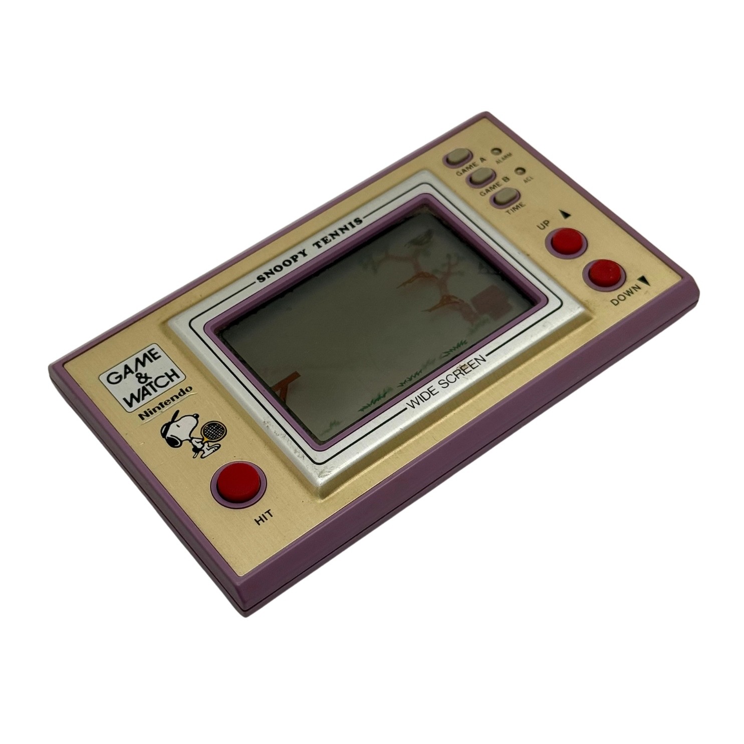 Nintendo Game & Watch Snoopy Tennis SP-30 1982 Tested Works w/ Batteries