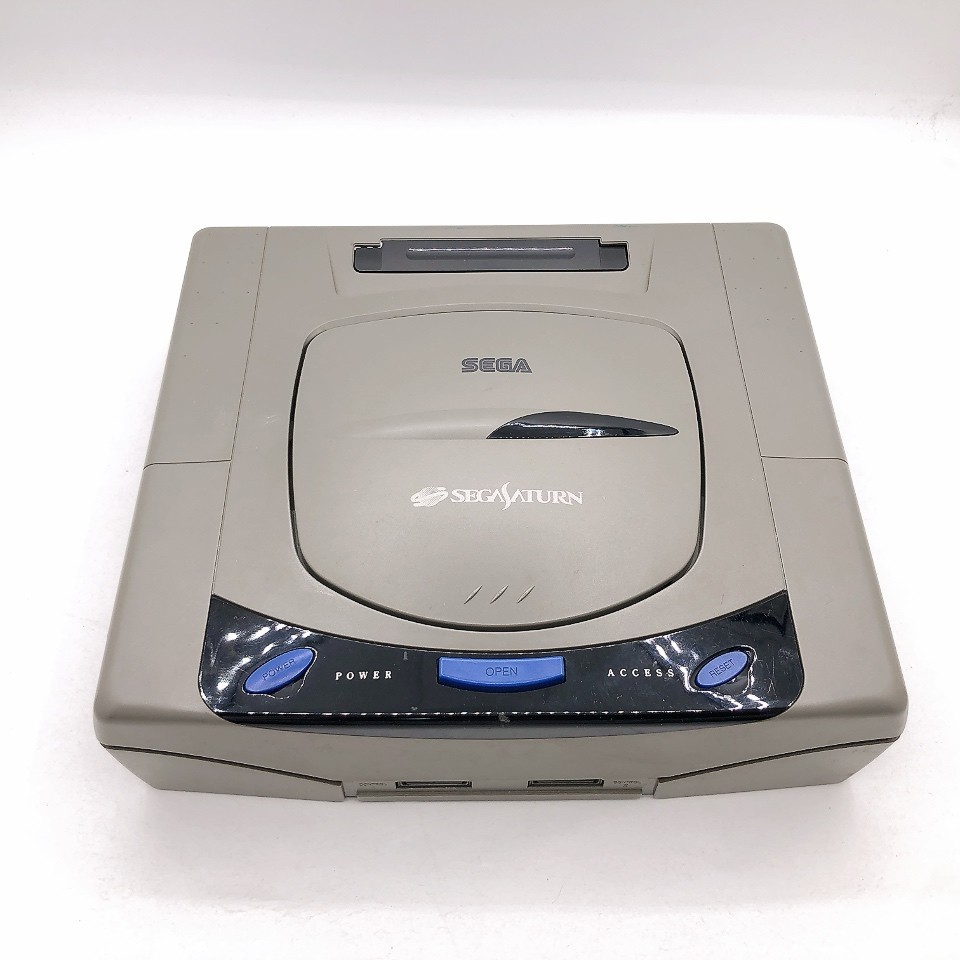 Sega Saturn Console System HST-3200 Box Japan NTSC-J Gray Japanese Tested n2