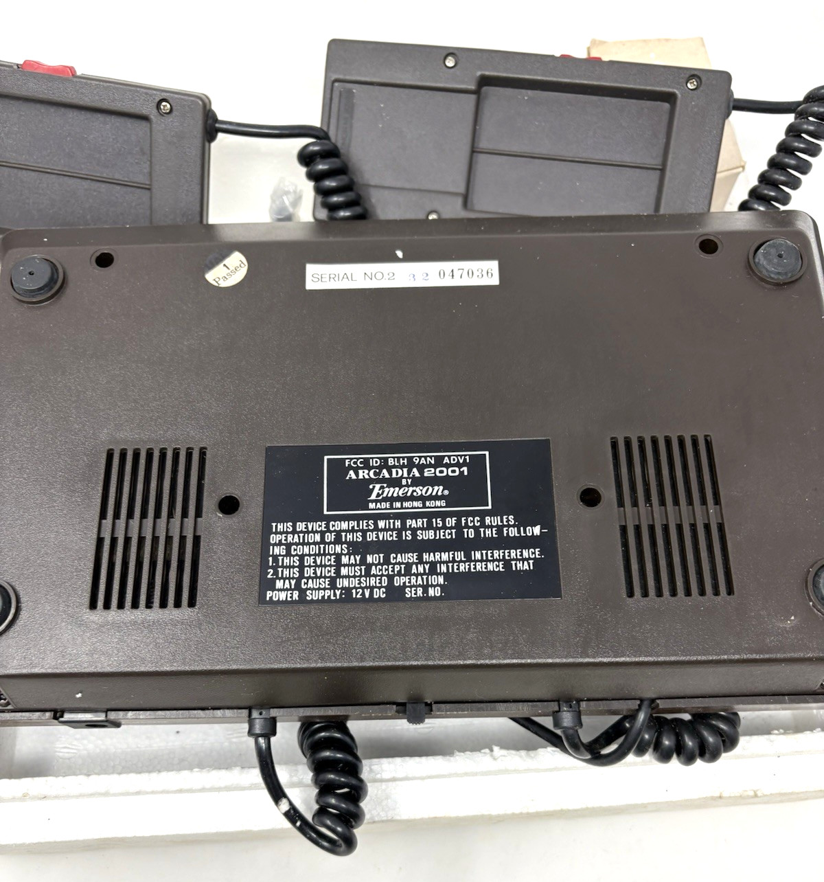 Emerson ARCADIA 2001 Video Game Console UNTESTED AS FOUND FOR PARTS ONLY