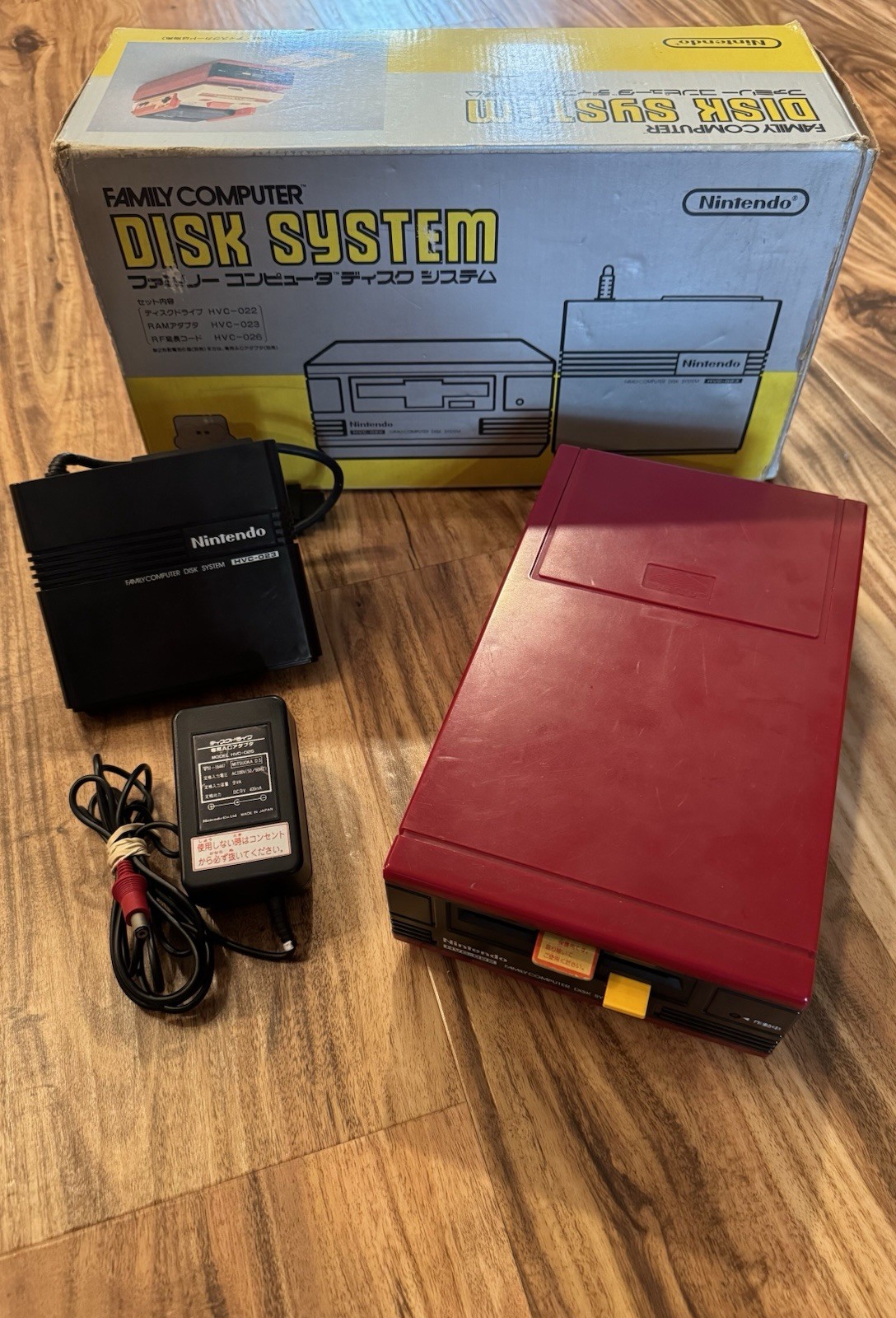 Nintendo Famicom Disk System HVC-022 In RARE Box NEW BELT AC Adapter US Seller