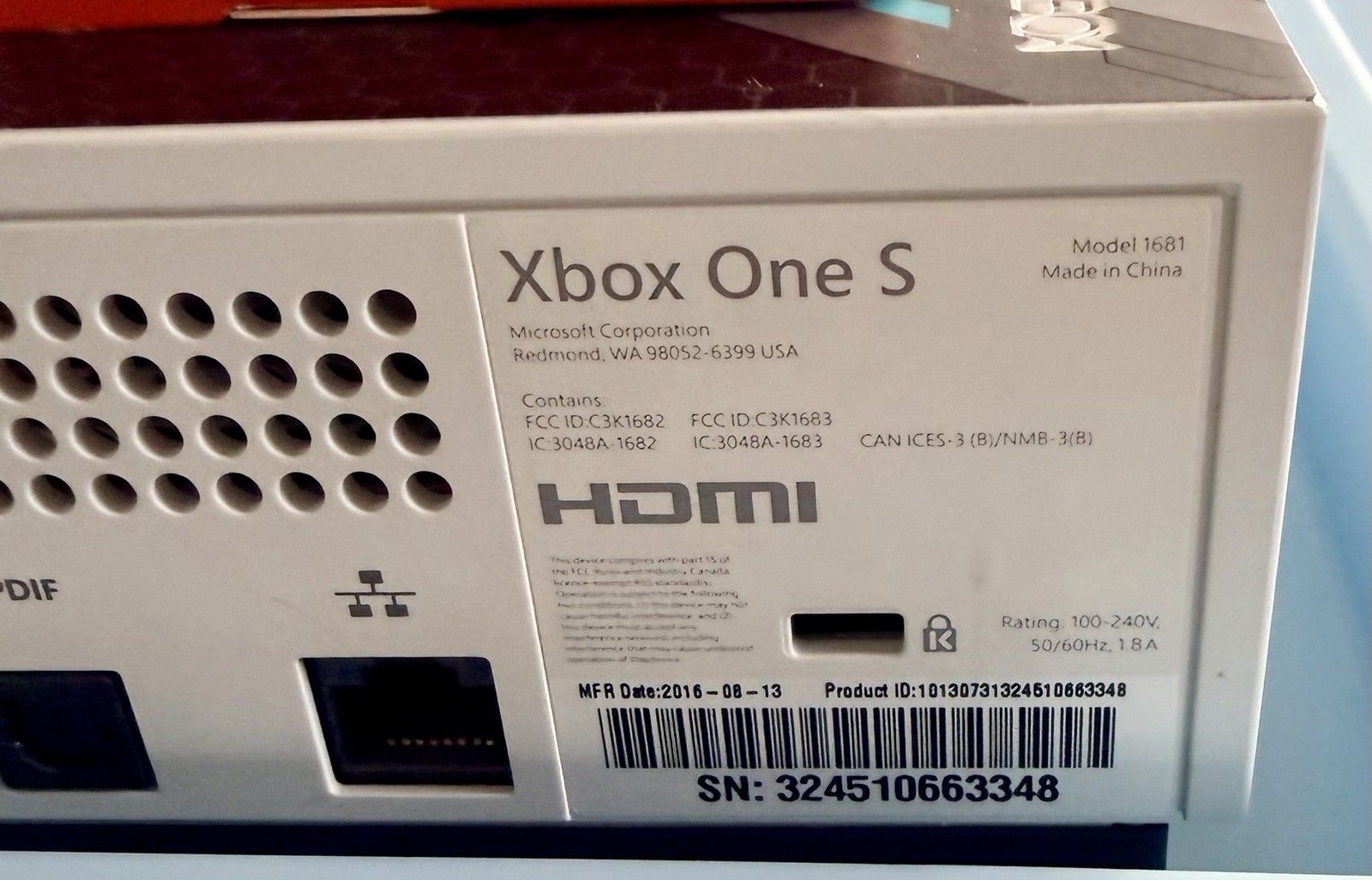 Xbox One S (Custom Halo Edition) Bundle (Tested)