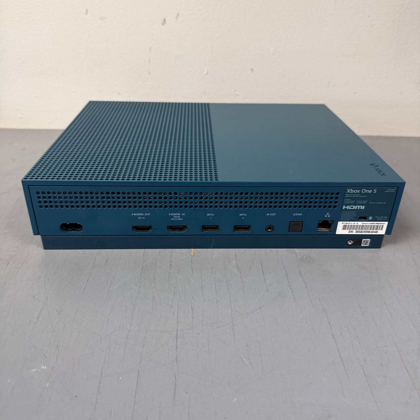Microsoft Xbox One S 500GB Console Gaming System Only Deep Blue 1681