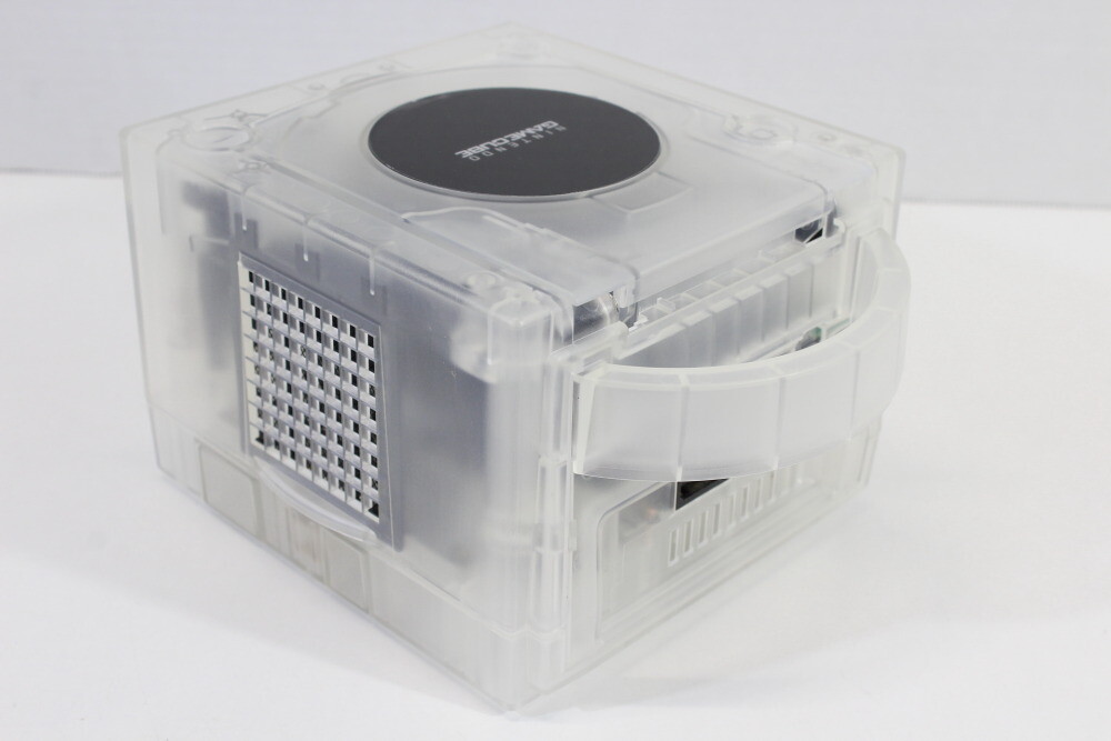 Nintendo Gamecube Console Clear Transparent White NTSC-U/C DOL-101 GC RGB LED