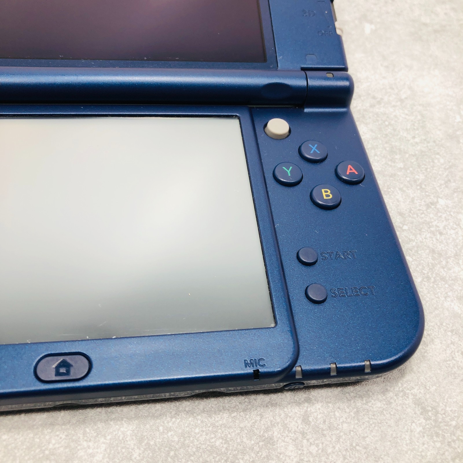 [Top IPS / EX+3] New Nintendo 3DS LL XL Metallic Blue console Japan NTSC-J 06-02