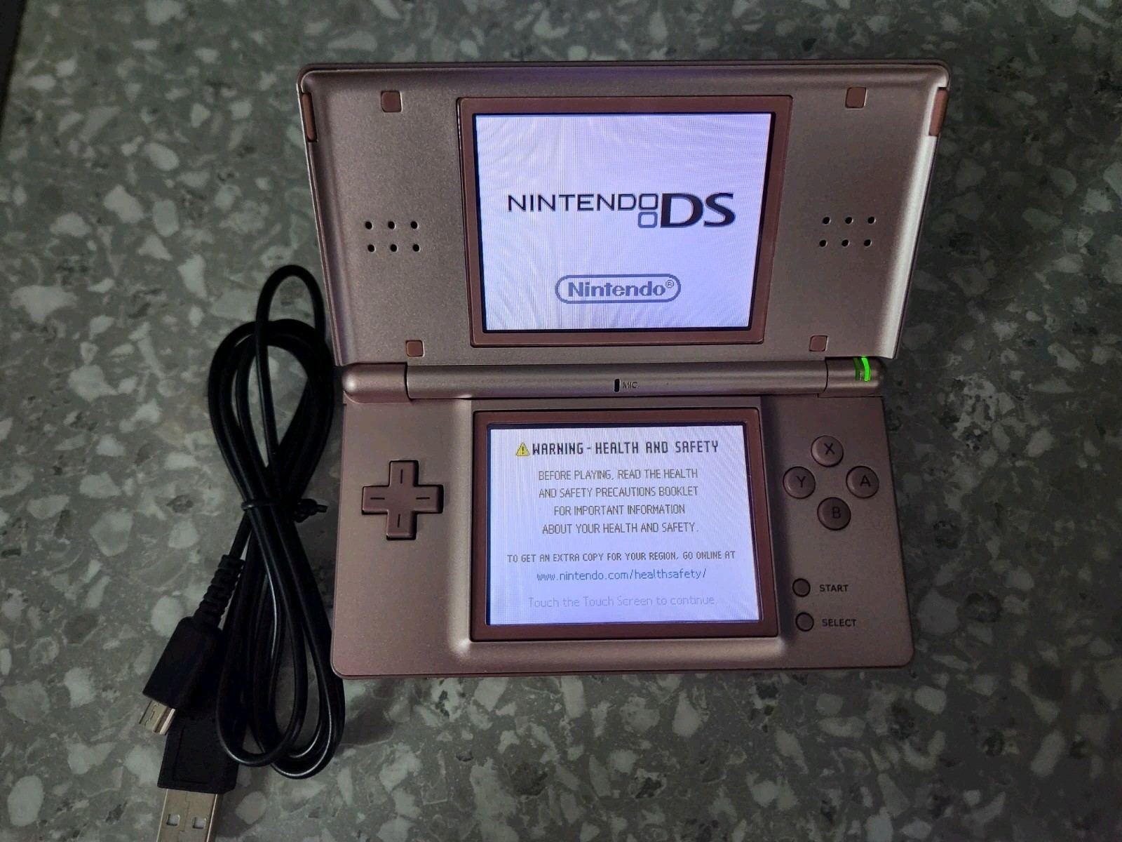 Nintendo DS Lite – Metallic Rose Nintendogs Edition 1