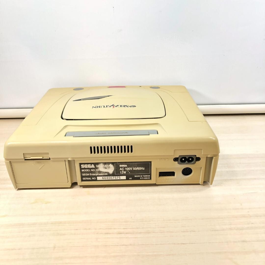 Sega Saturn Console White HST-3220 confirmed working Japanese Version Tested