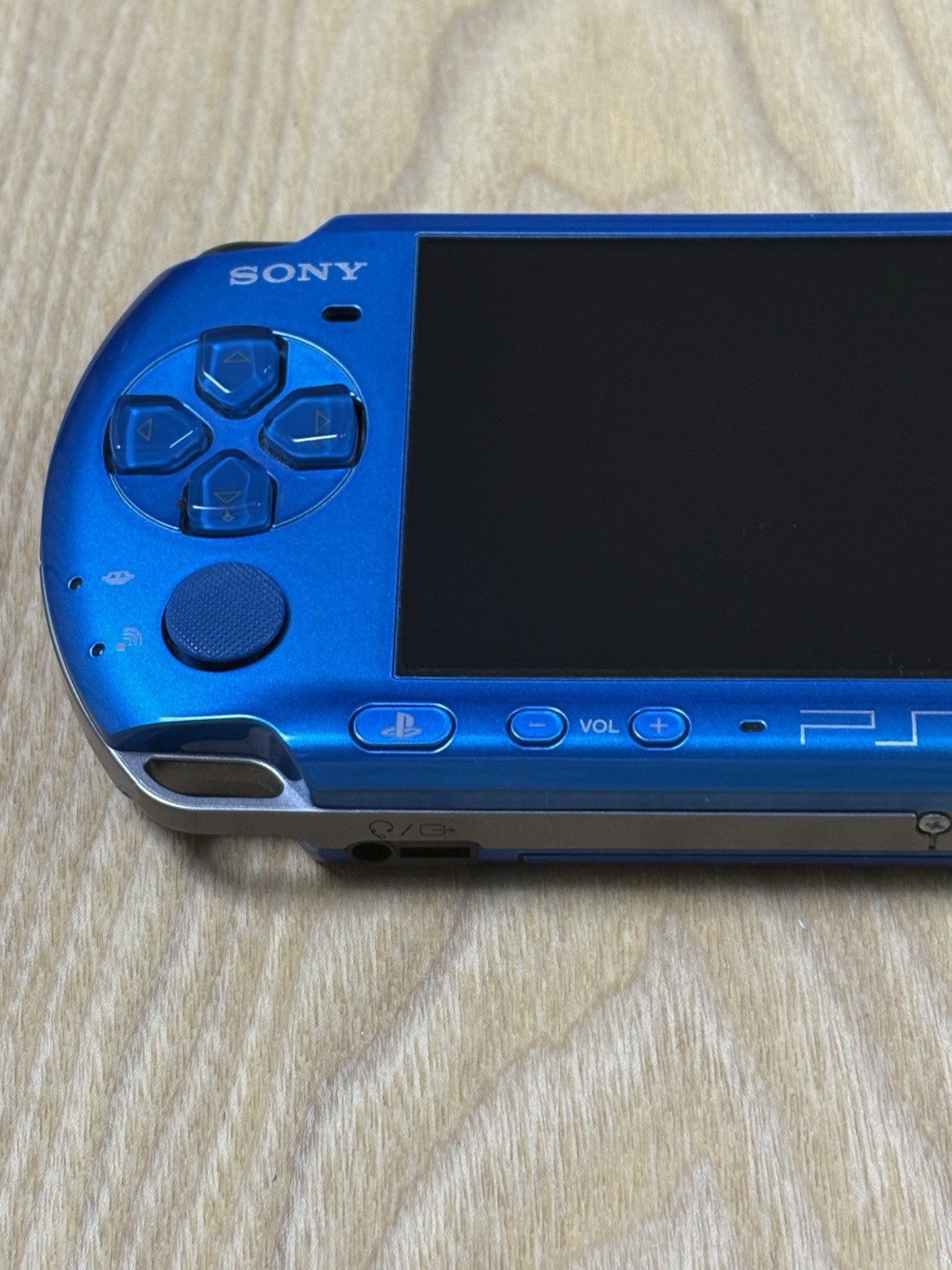 Sony PSP 3000 Vibrant Blue Console Only Tested Working Japanese Ver