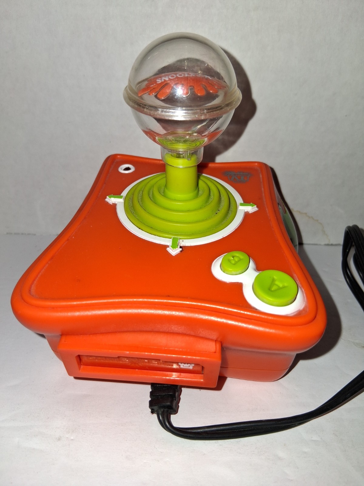 Jakks Pacific Nicktoons Plug & Play TV Games Controller Orange Slime 2004 WORKS