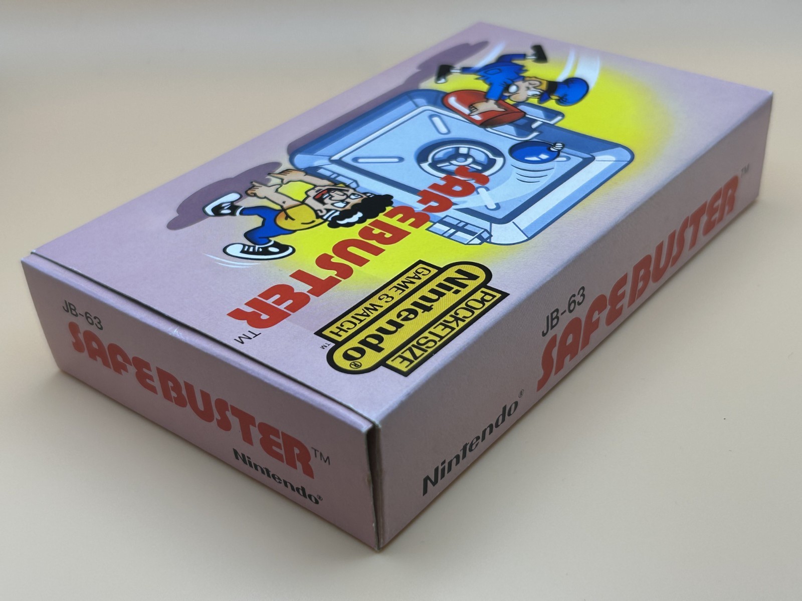 Nintendo Game & Watch SAFE BUSTER JB-63 MIB 1988 MINT IN BOX
