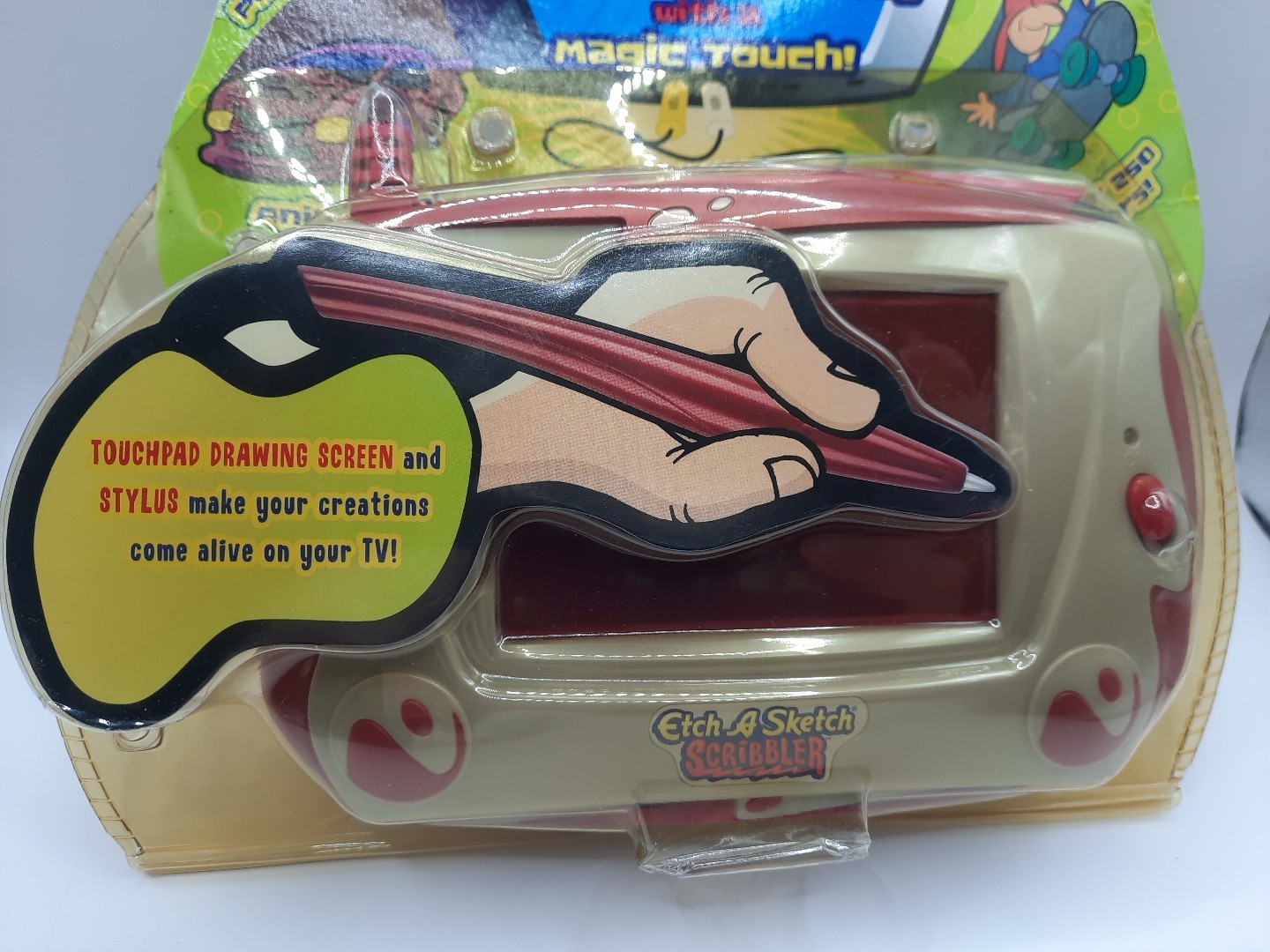 Etch A Sketch Scribbler 2005 RC to TV with Attached Pen New In Package