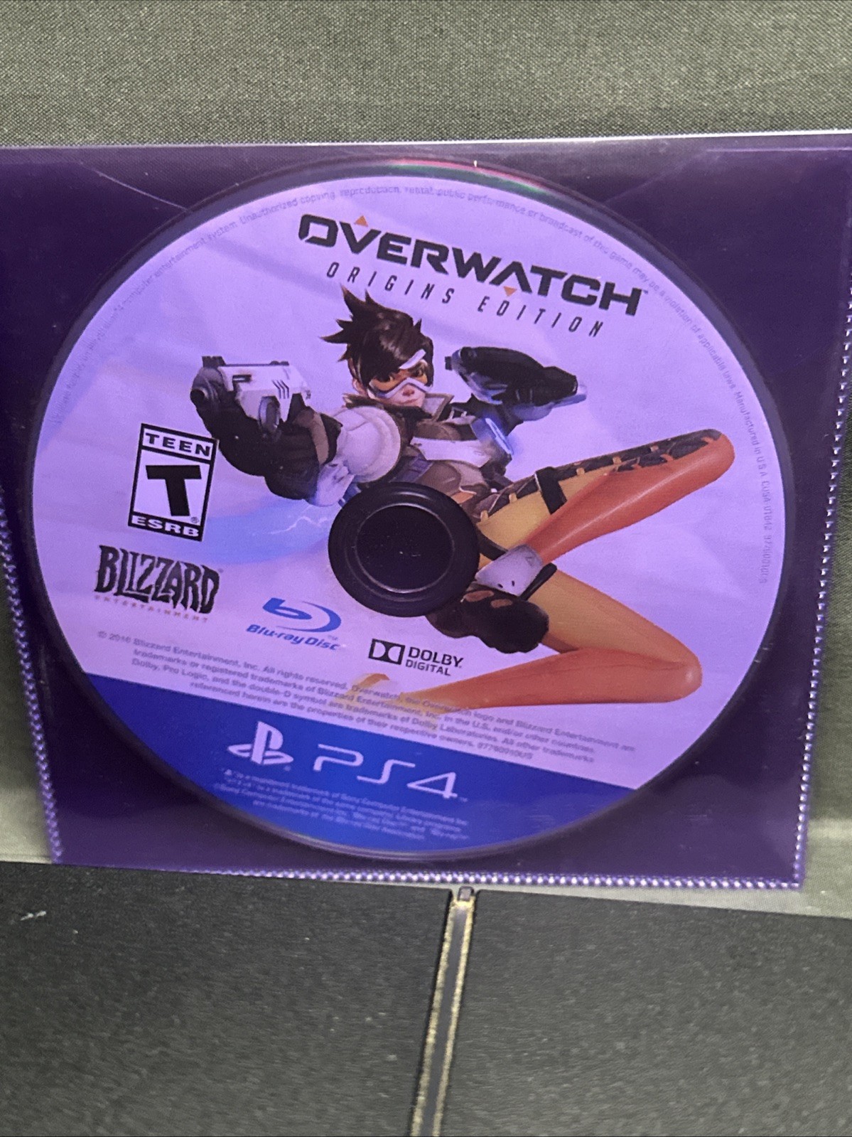 Sony PS4 500GB CUH-1215A Includes Cords 1 Controller & Game Over Watch- Tested