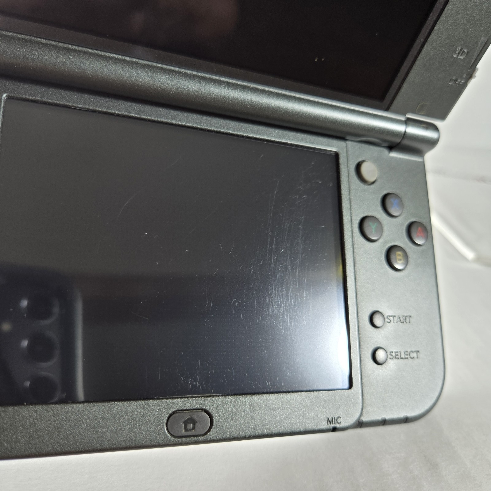 Nintendo New 3DS XL Console Black RED-001 NTSC-U/C Tested Working With Charger