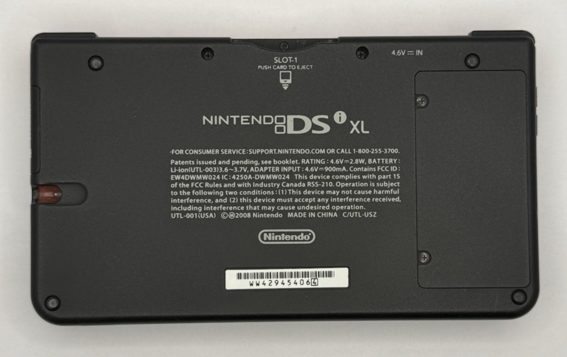 Nintendo DSi XL Super Mario Bros 25th Anniversary NO Stylus 2 Games & Charger A6