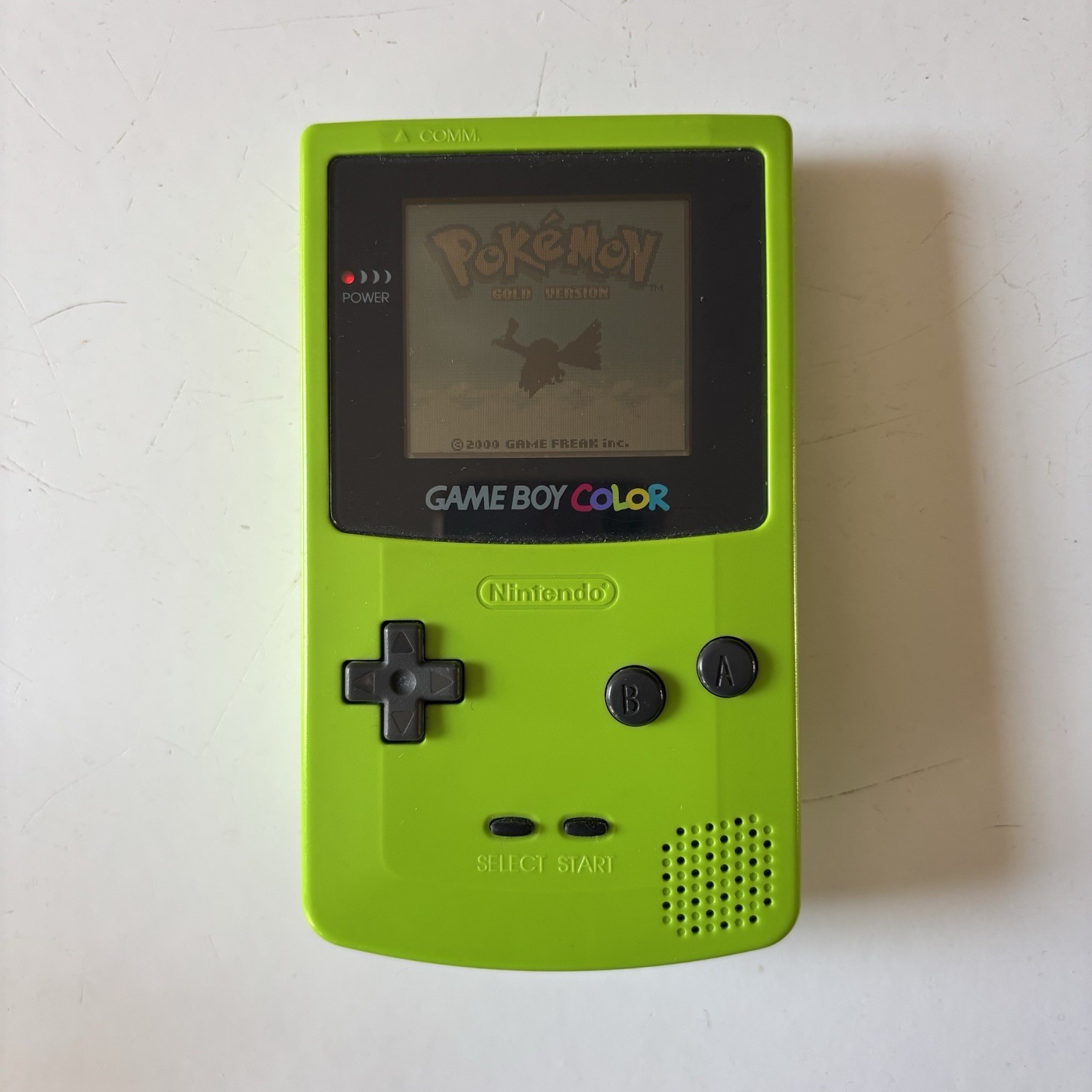 Nintendo Game Boy Color Kiwi Lime Green Handheld Console System, Tested, Working