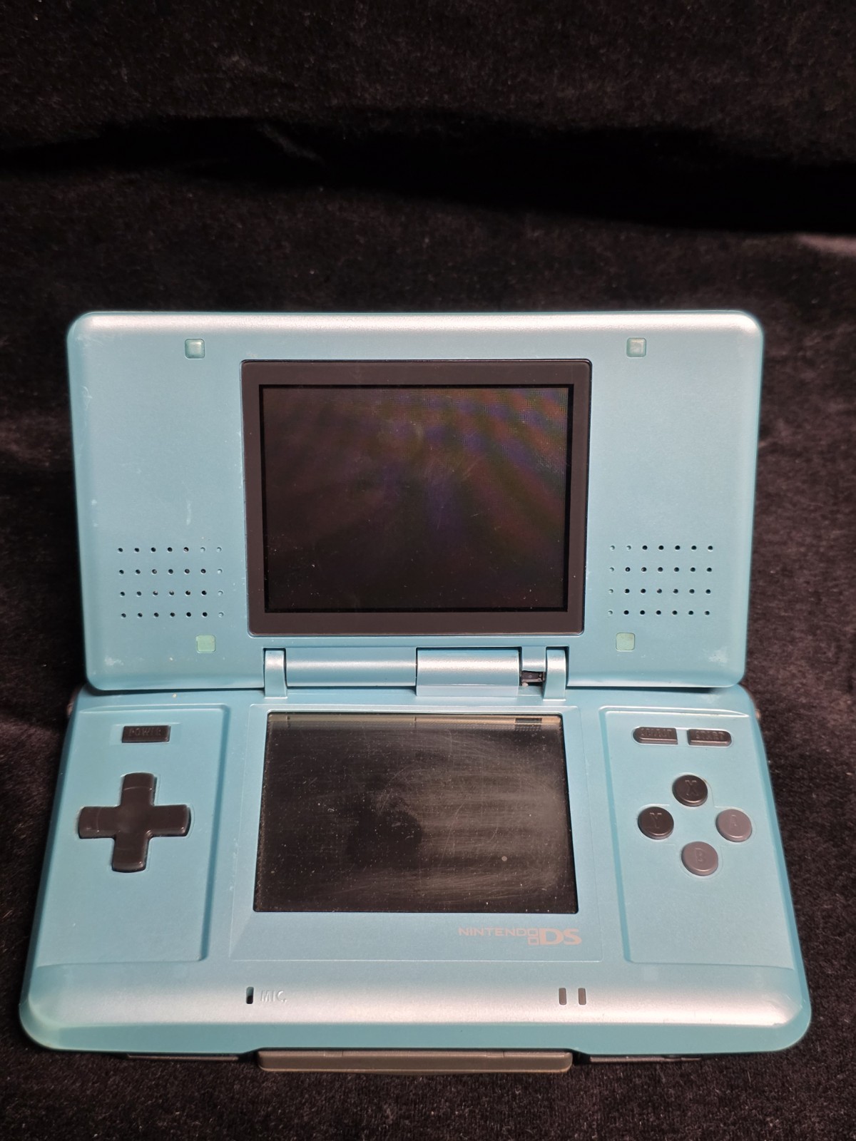 Original Nintendo DS Console (Turquoise Blue) + Stylus (READ Desc)