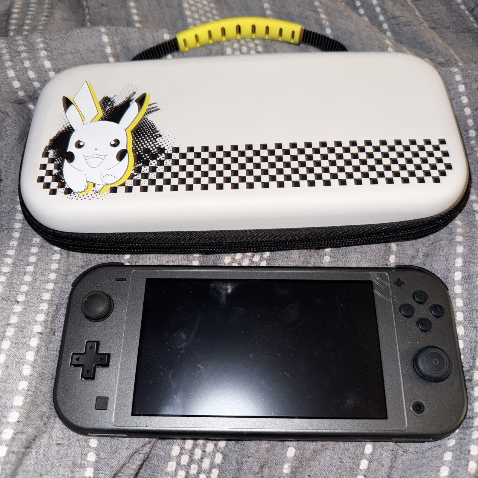 Nintendo Switch Lite Console – Pokemon Dialga & Palkia w case and charger
